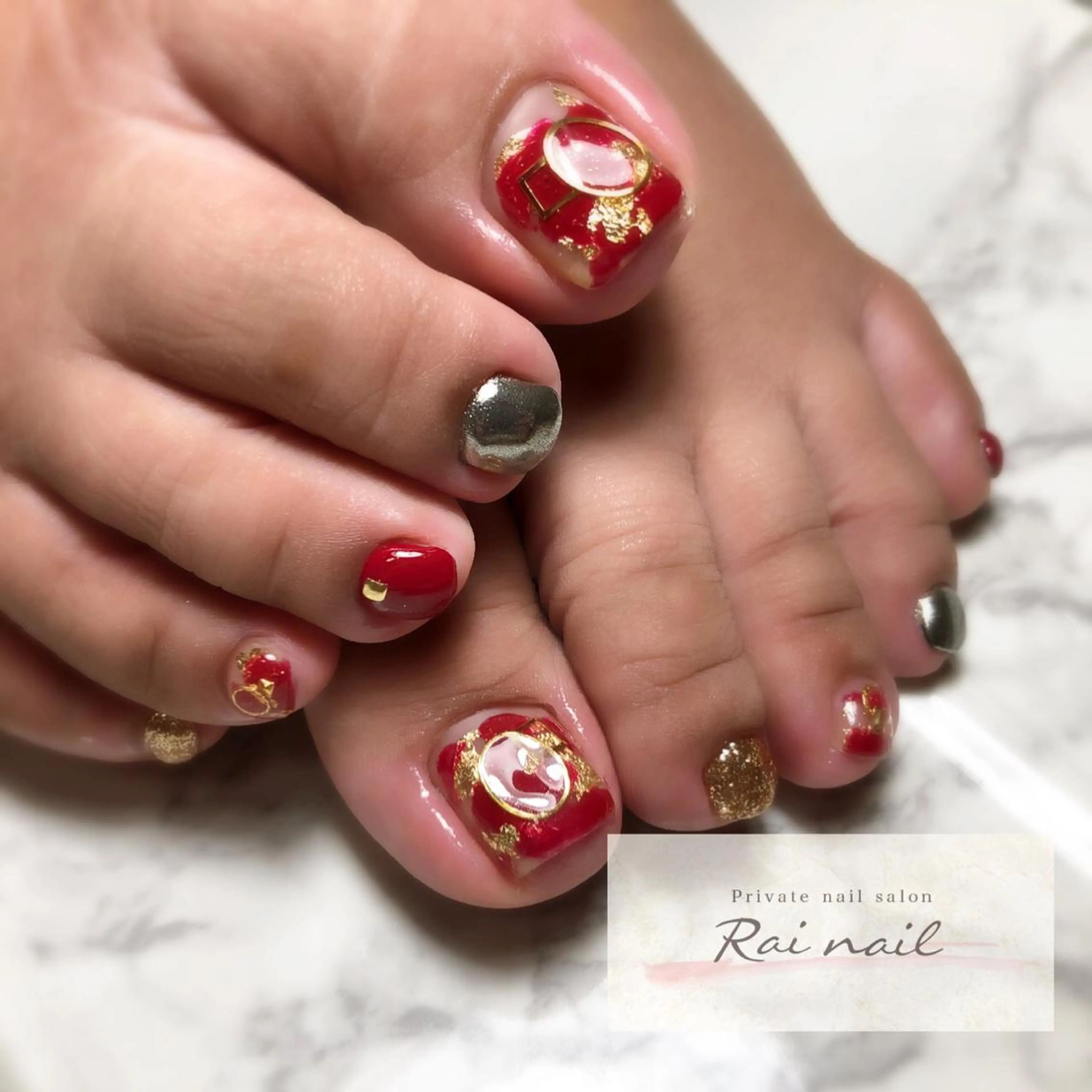 ネイル アートネイル フットネイル Rai nail_ Risaのネイルデザイン