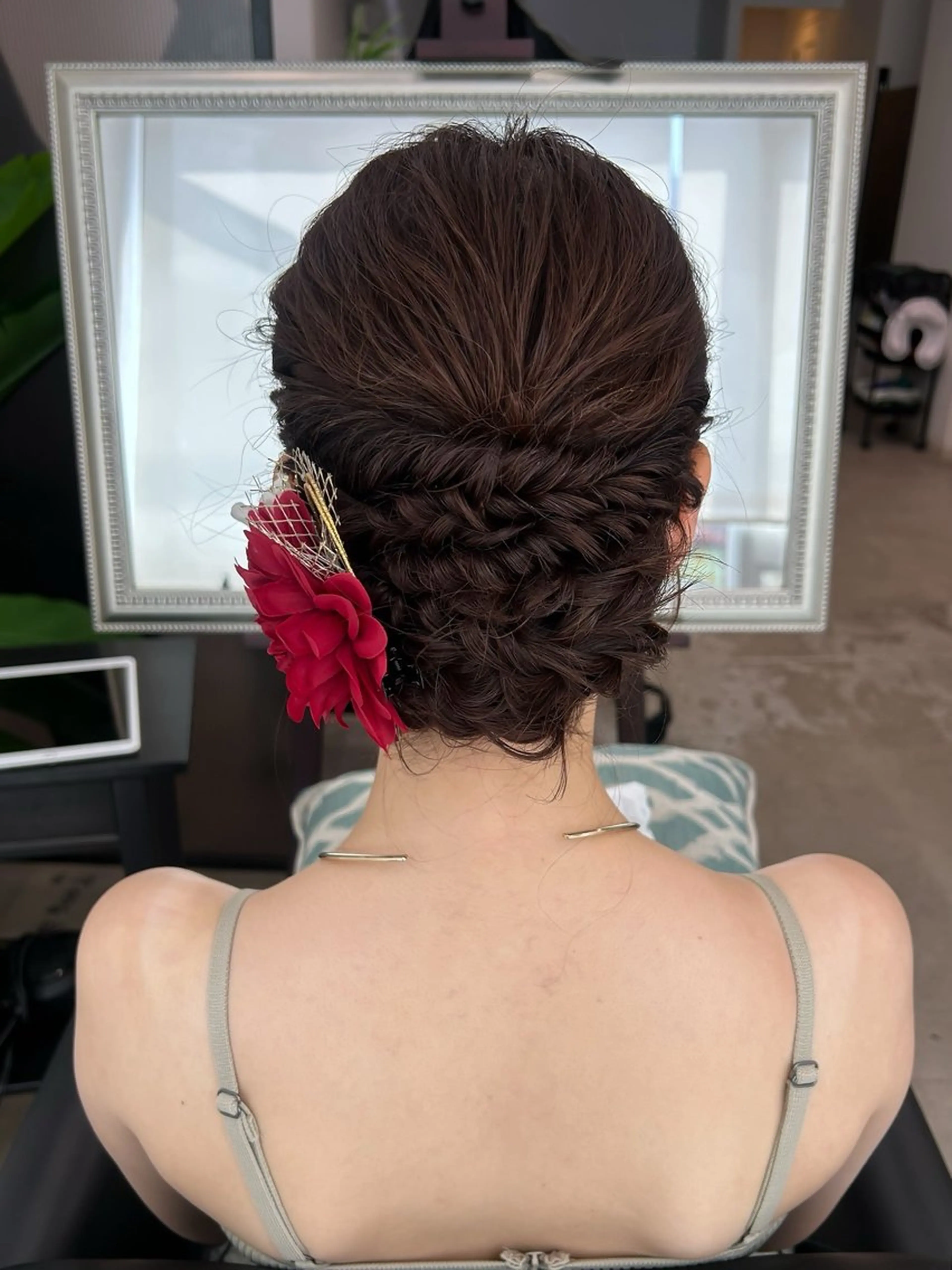 ヘアアレンジ 透明感カラー・ 髪質改善🩵イケダのヘアスタイル