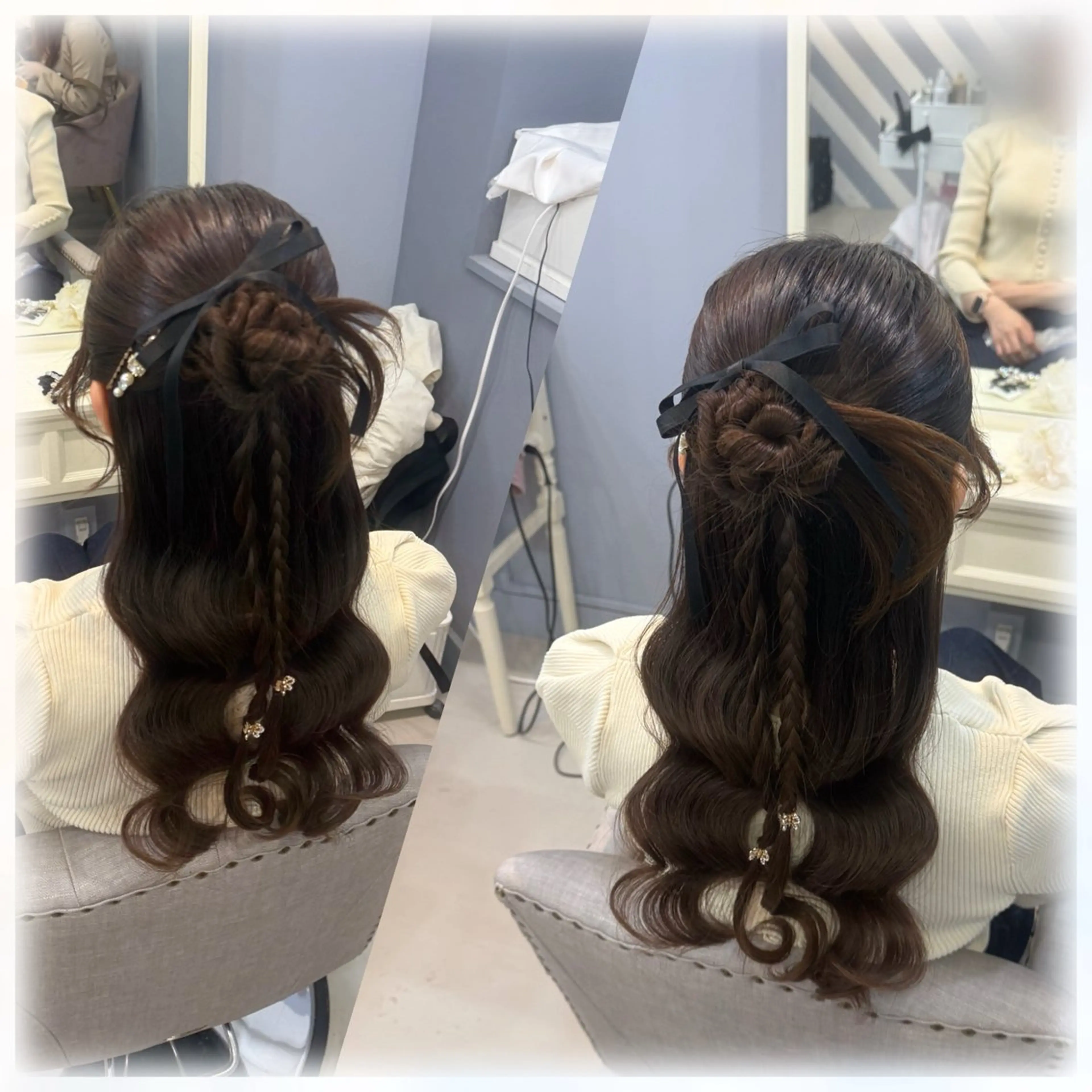 ヘアアレンジ ヘアセット 🤍AIRA🤍のヘアスタイル