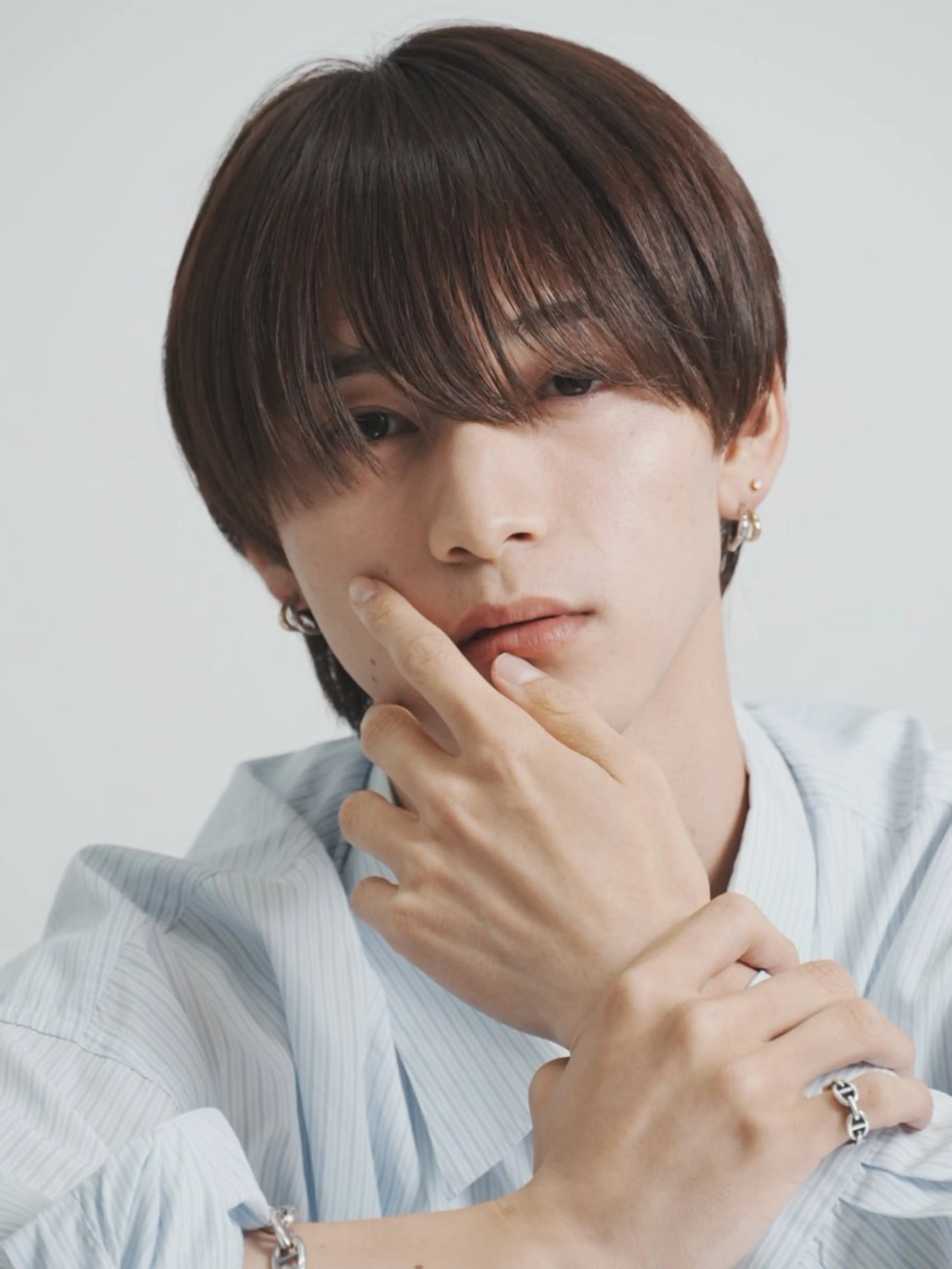 メンズカット￥6000#原宿#スパイキーショート#19時以降#センターパート#ウルフの写真