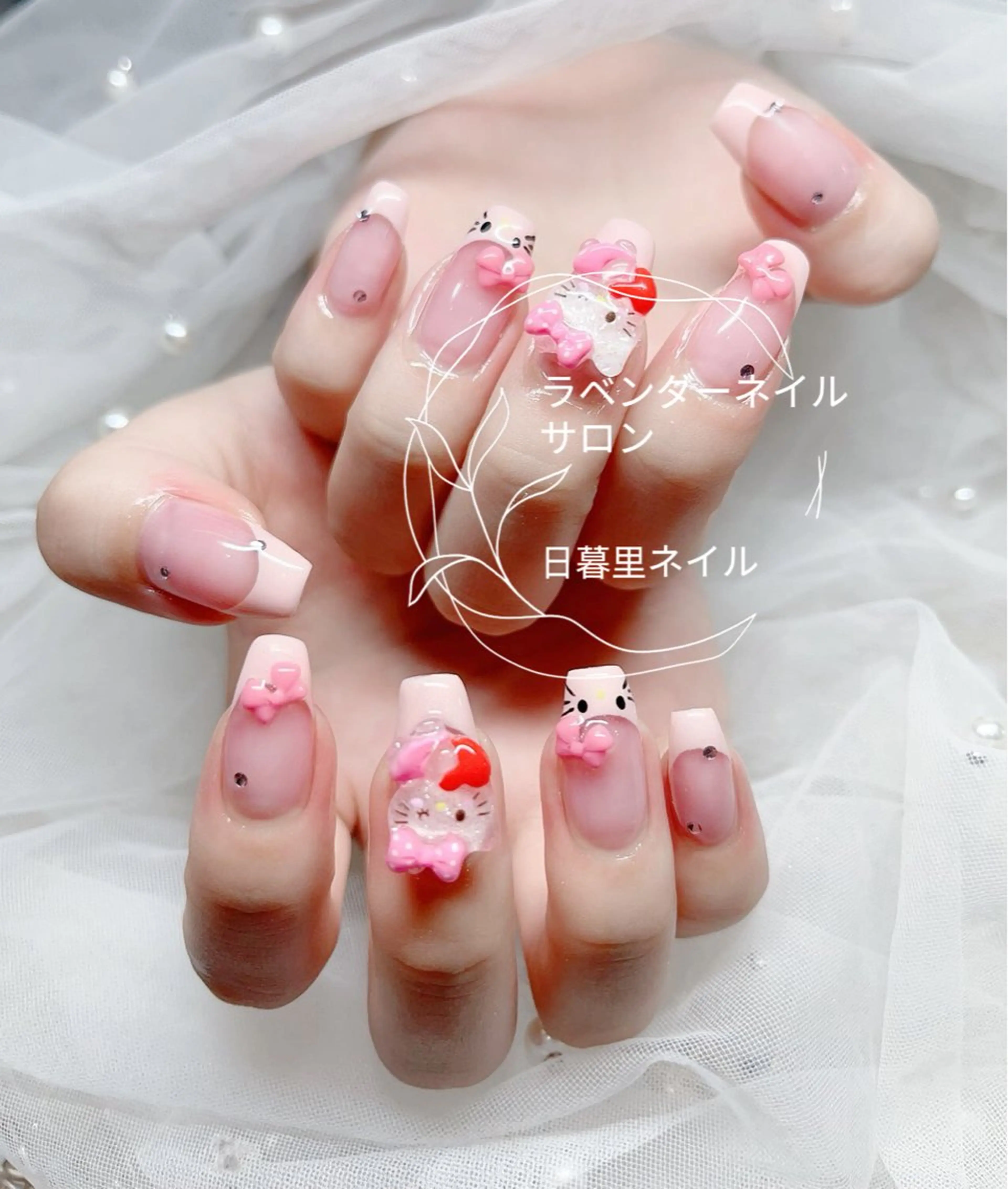 ネイル ラベンダー💖日暮里 ルル💖ネイルのネイルデザイン