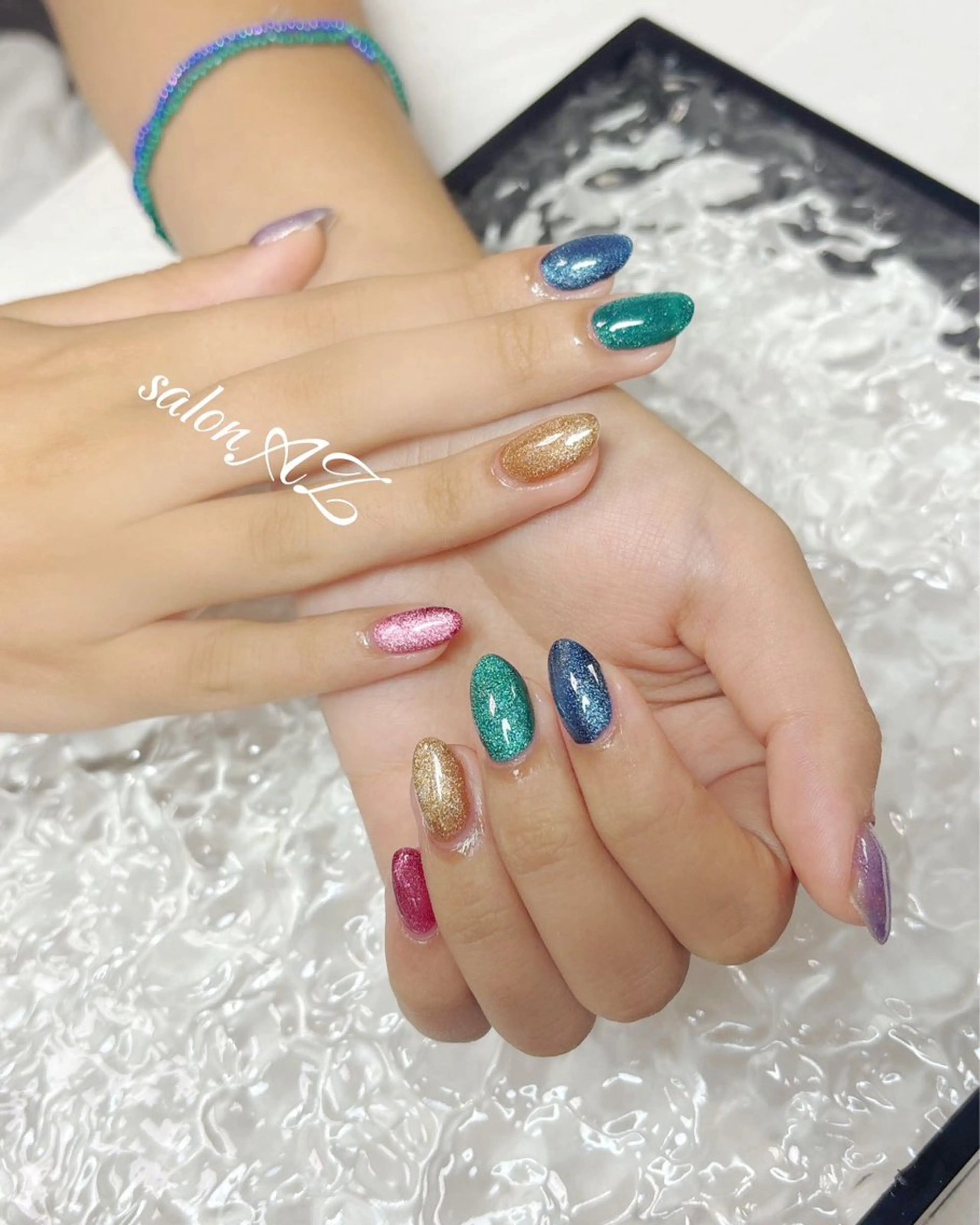 ネイル マグネットネイル salon AZのネイルデザイン