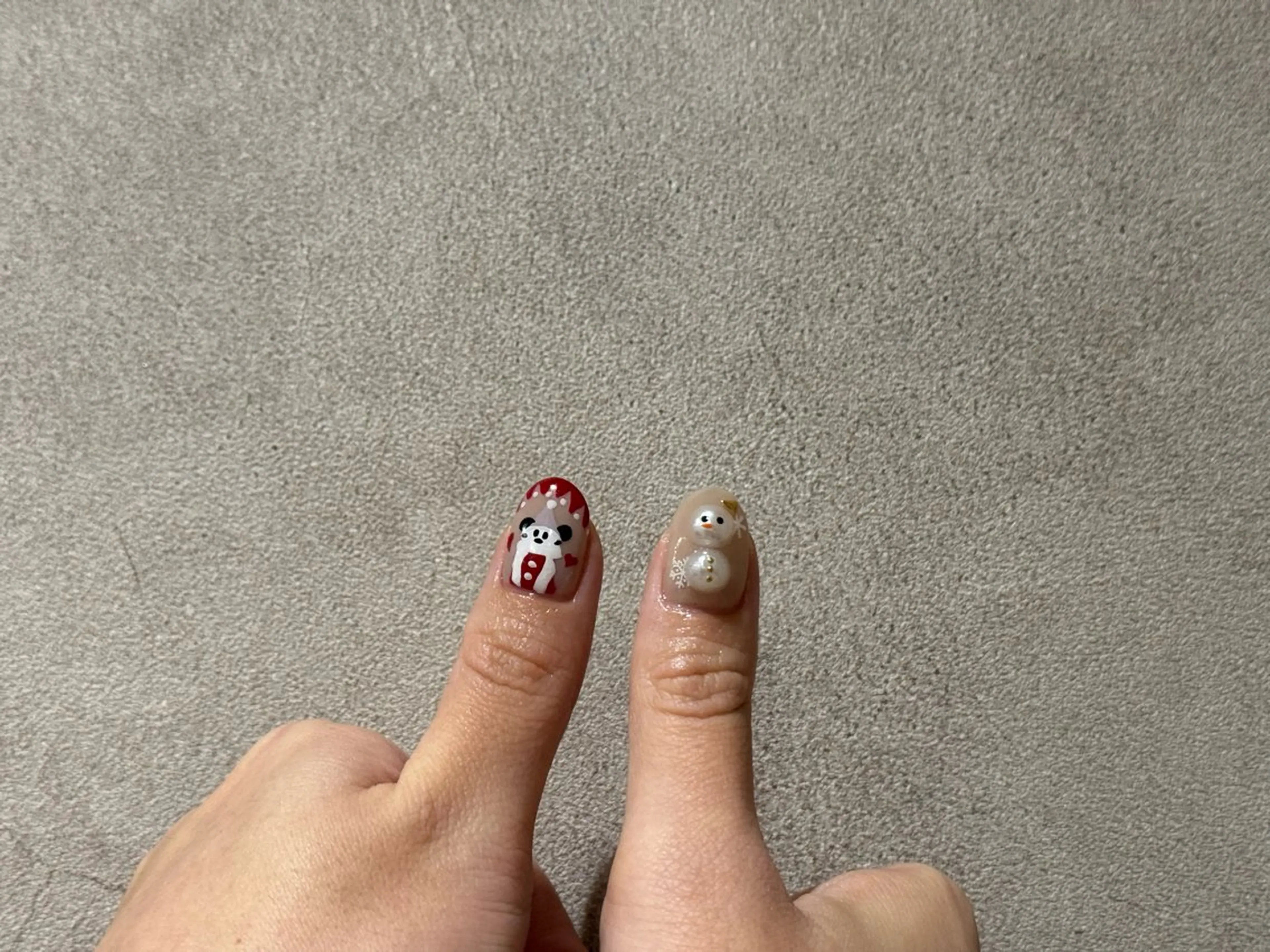 ネイル ジェルネイル パラジェル 冬ネイル MONICA KARENのネイルデザイン