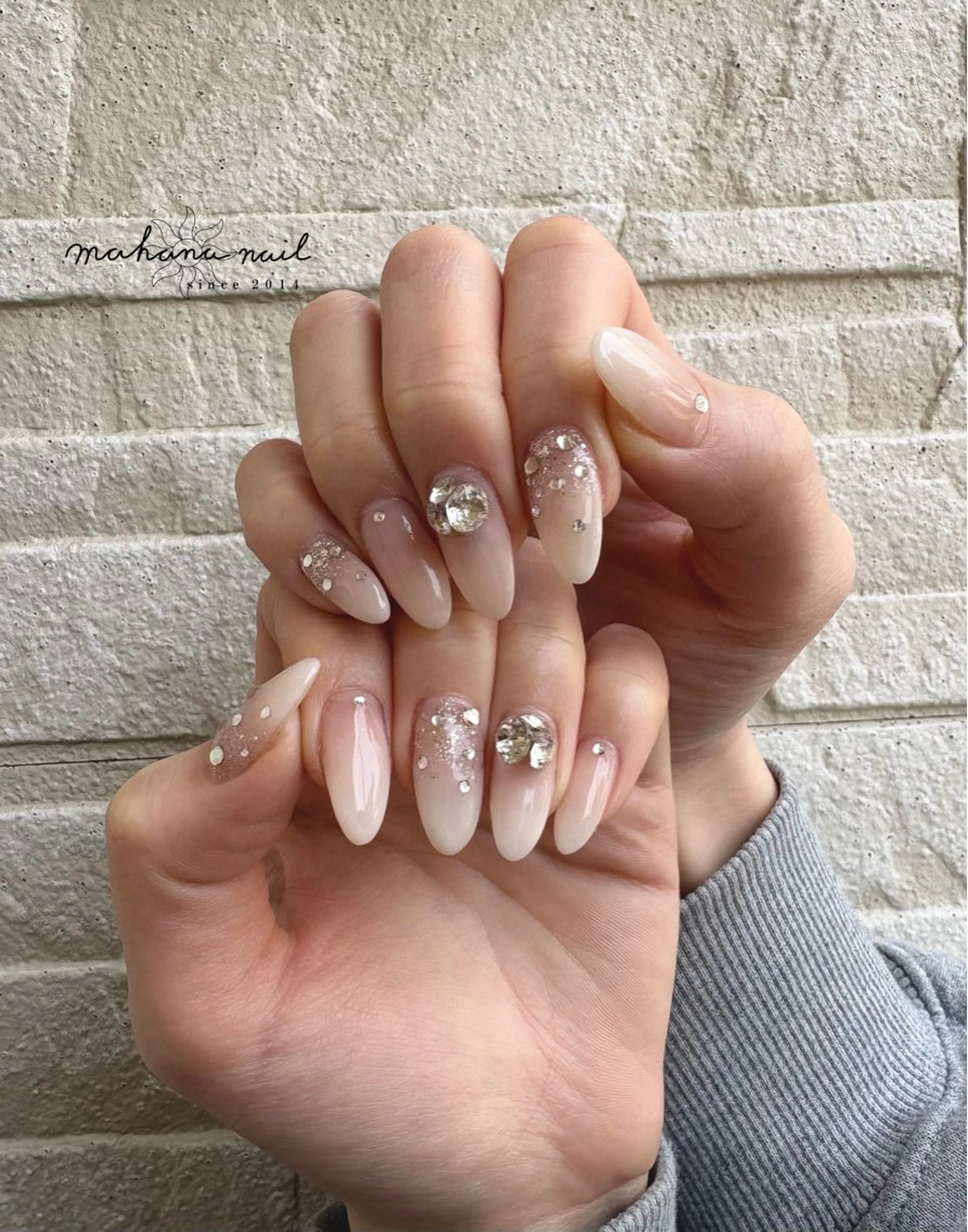 ネイル ロングネイル ハンドネイル mahana nailのネイルデザイン