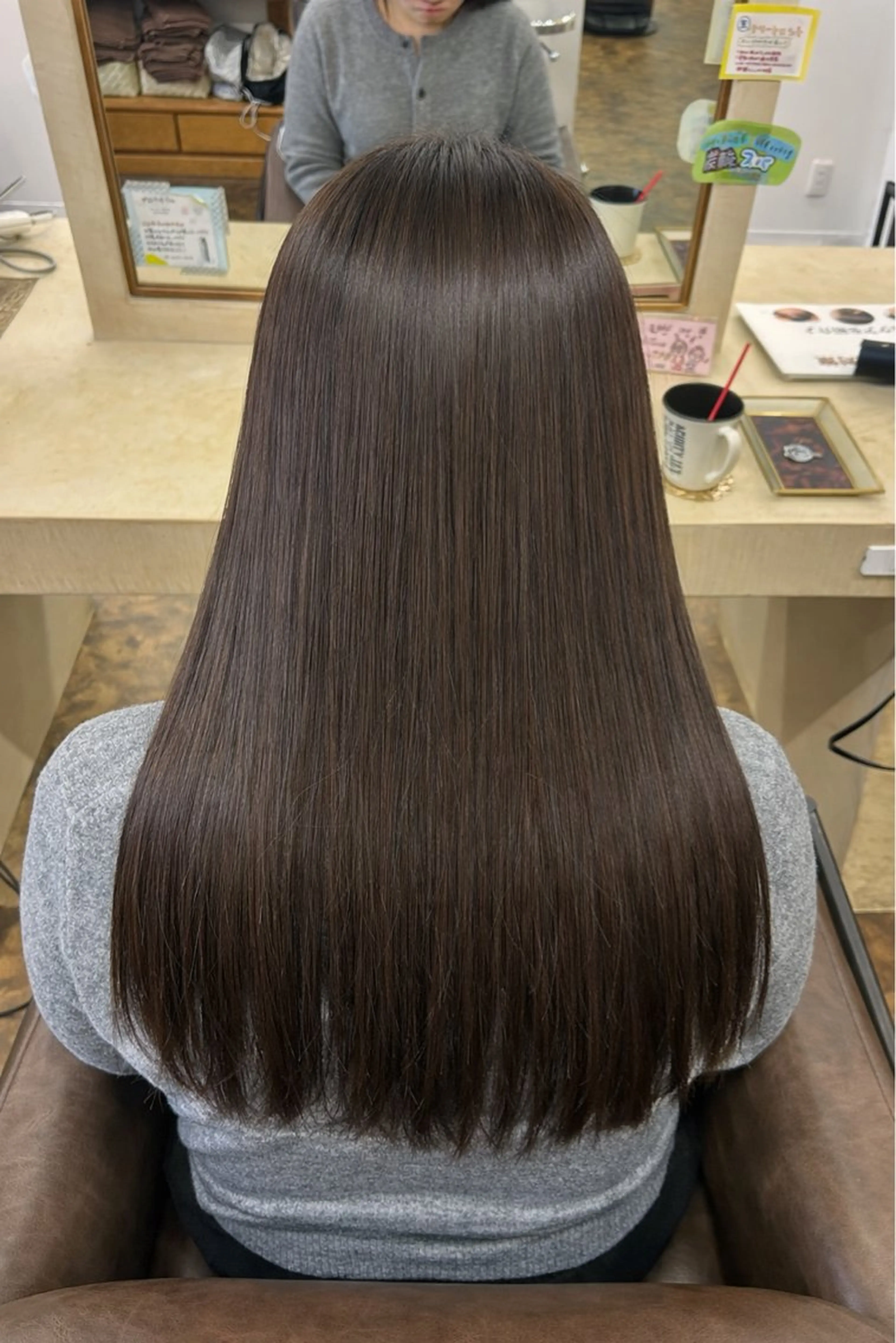 ロング ヘアカラー トリートメント YUIMARL SUZUKAのヘアスタイル