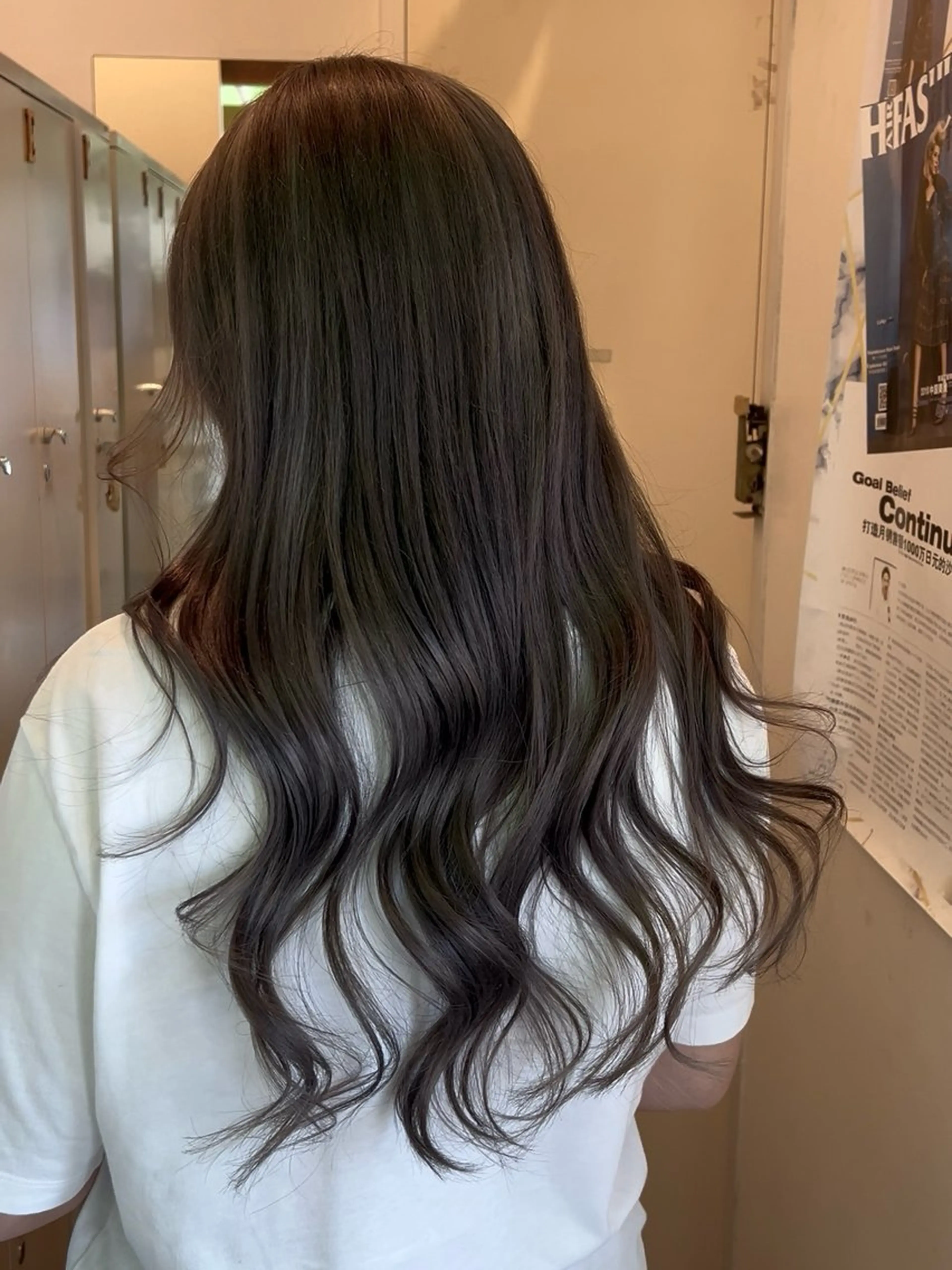 ロング カラー ヘアカラー ハイトーンカラー/エ クステ/デザインのヘアスタイル