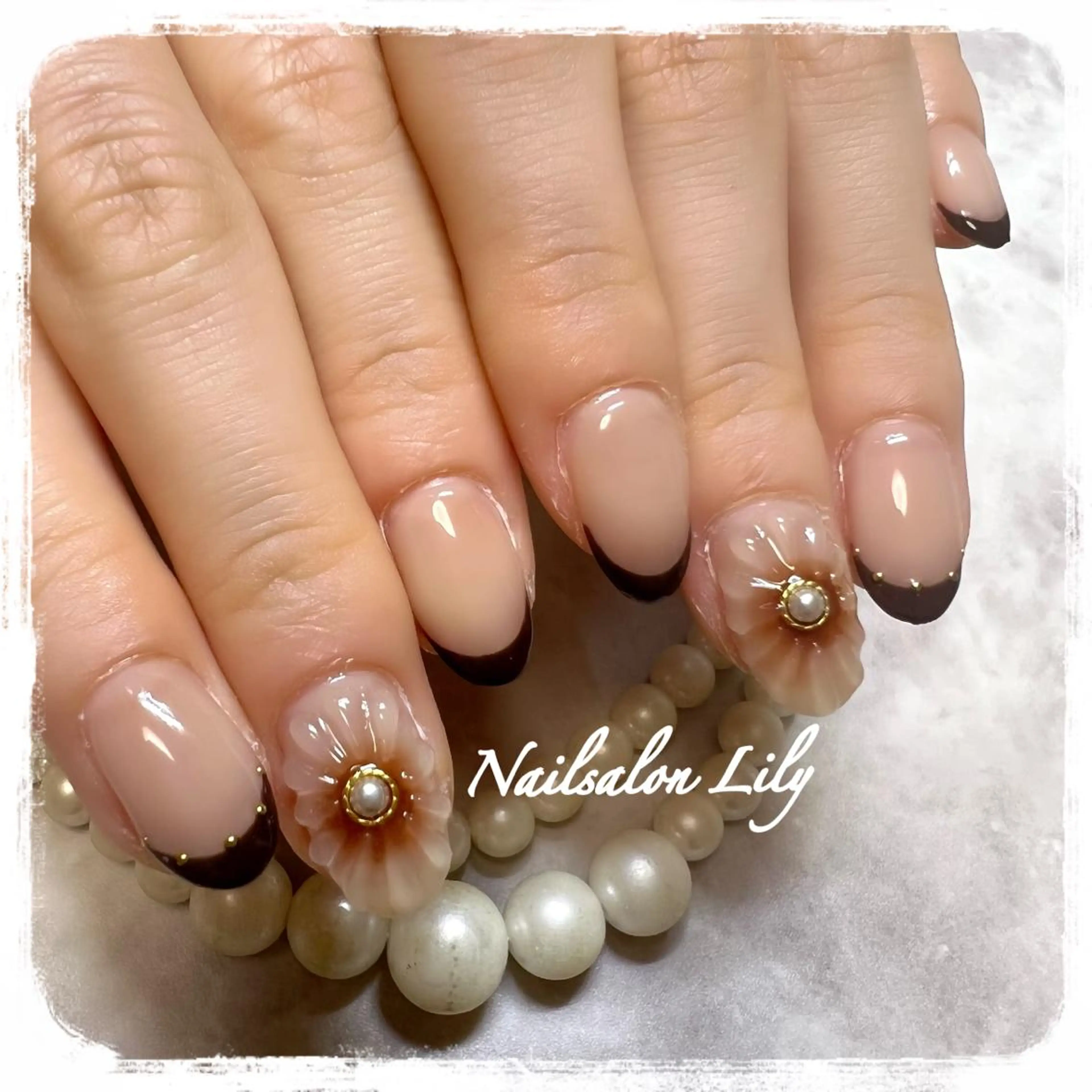 ネイル ハンドネイル Lily*nail 🌻Mii🌻のネイルデザイン