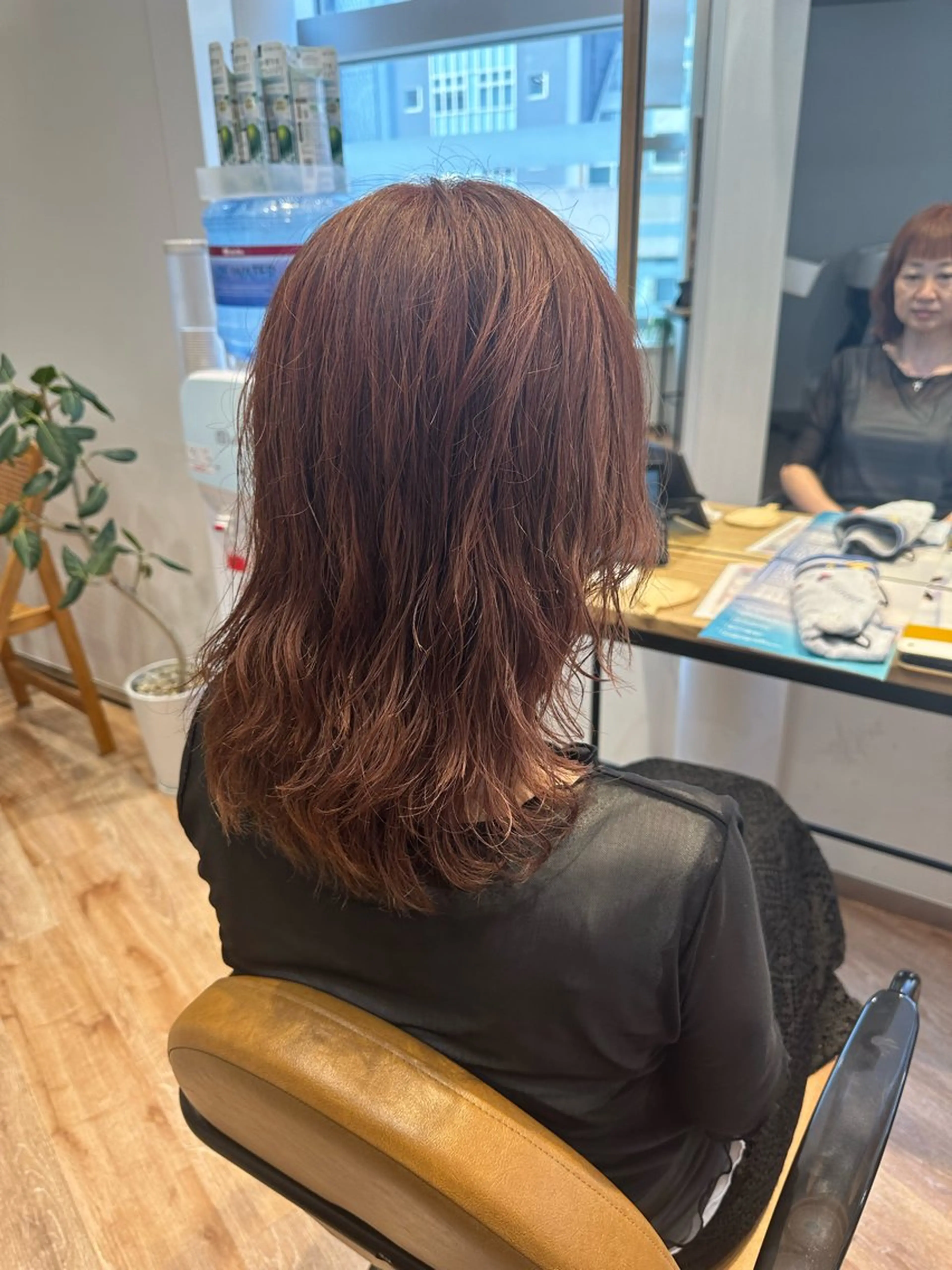 ミディアム カラー パーマ ヘアカラー ❤️パーマ美容師✂︎ 井口美緒のヘアスタイル