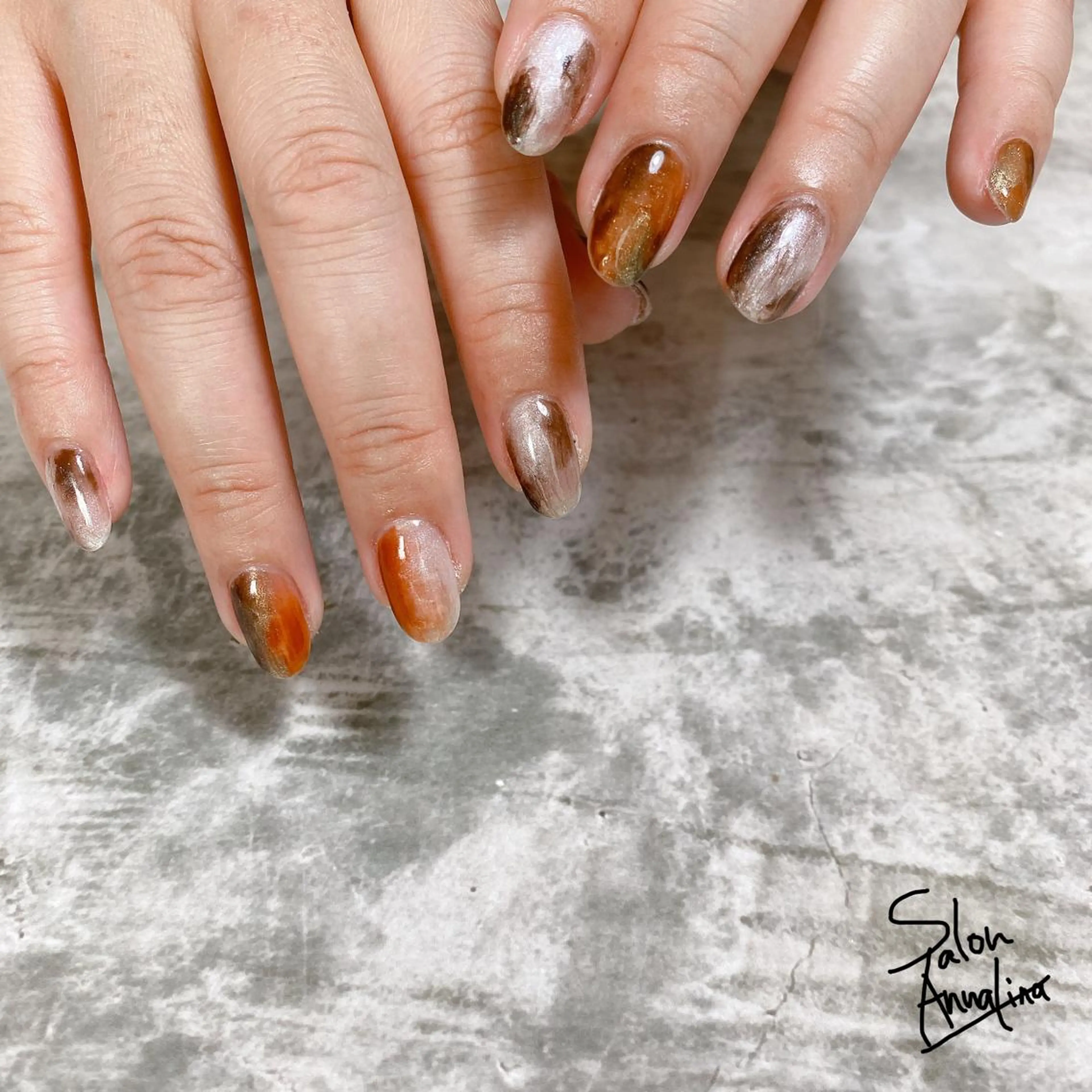 ネイル グラデーション ハンドネイル アトリエ UNICOのネイルデザイン