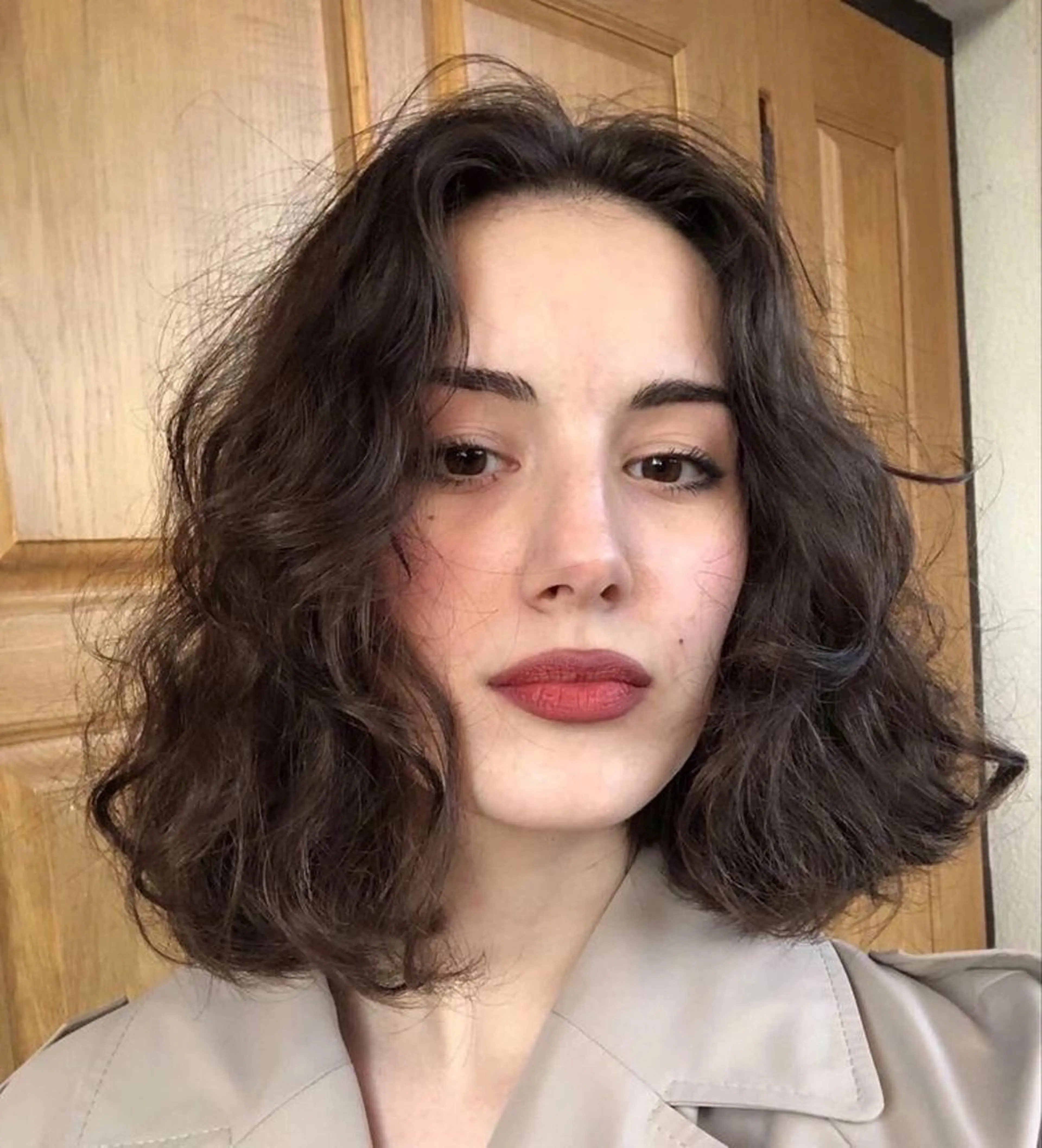 ミディアム パーマ カット パーマ 吉田一輝 外国人パーマのヘアスタイル