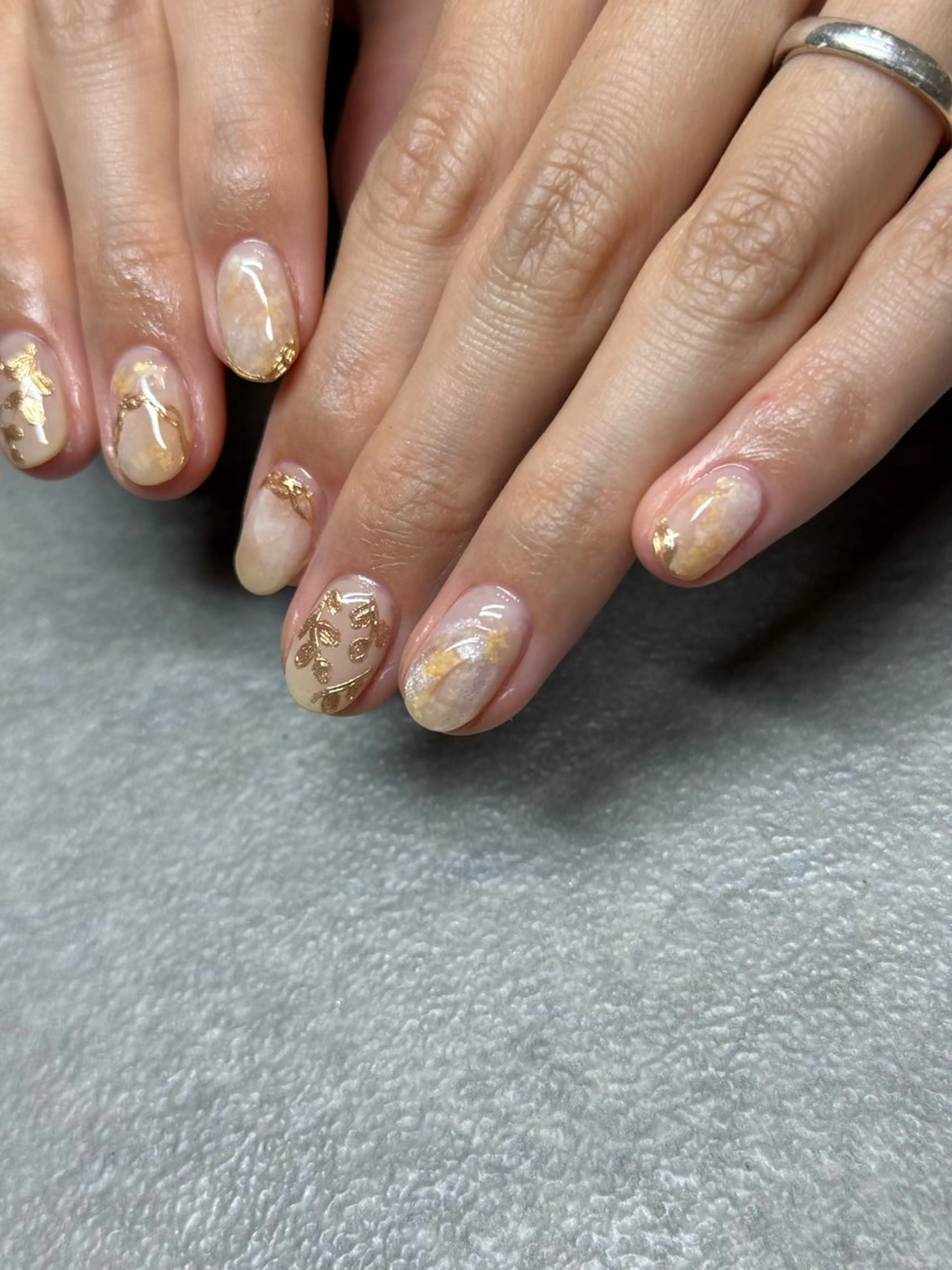 ネイル ハンドネイル フットネイル kiii.__ ✴︎*のネイルデザイン