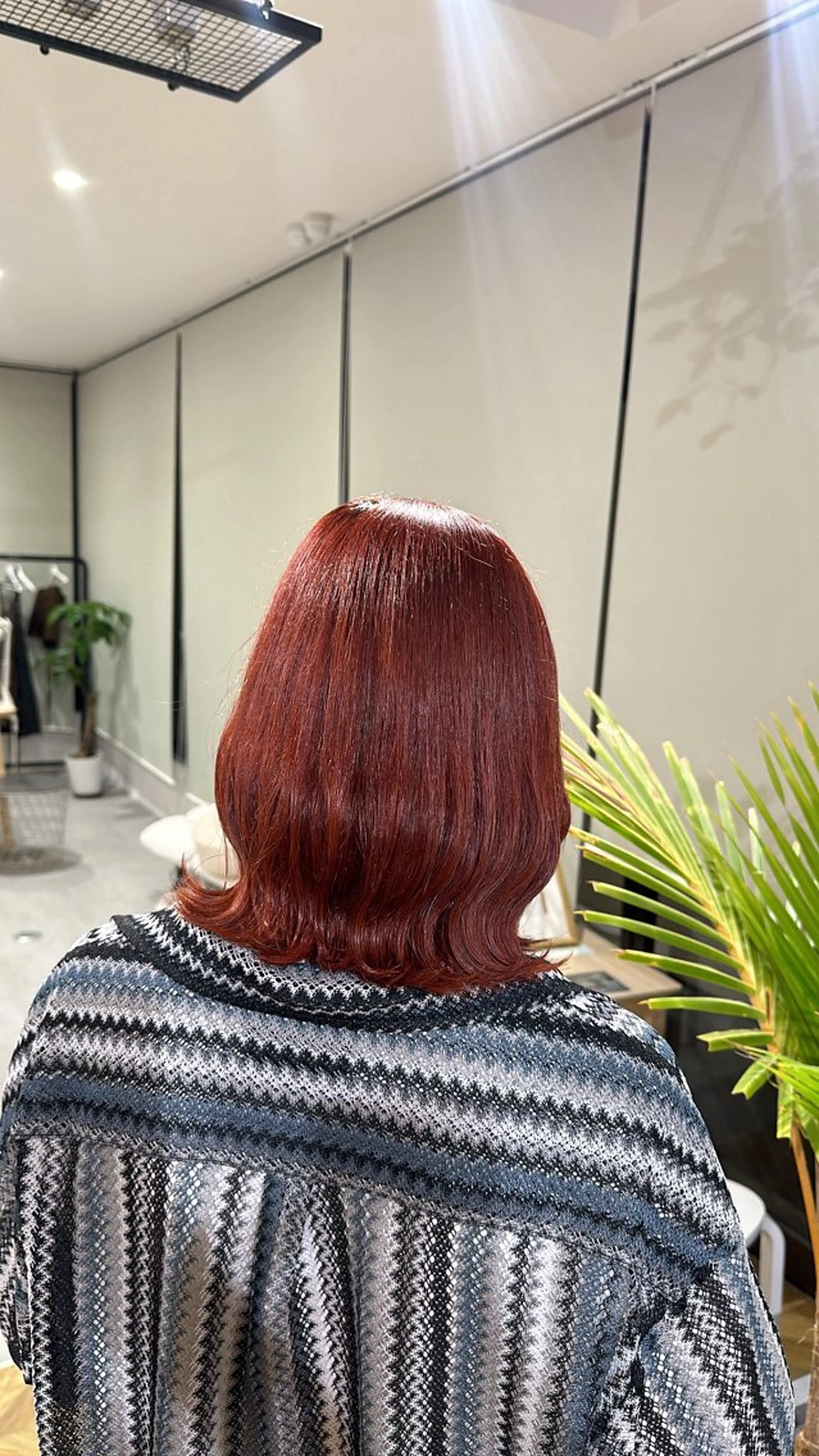 ミディアム カラー 似合わせツヤカラー 【yate'】ユウナのヘアスタイル