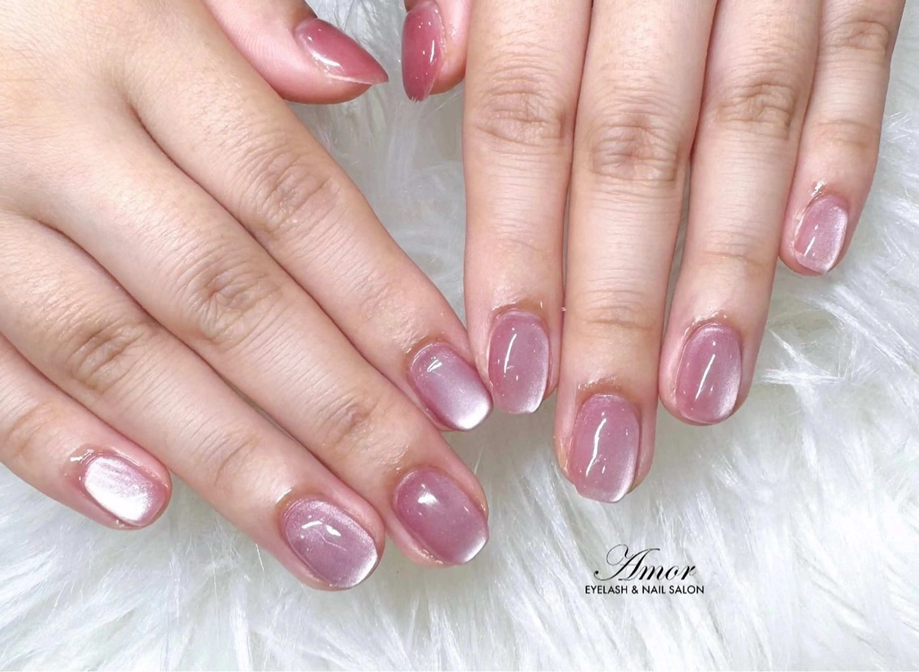 ネイル マグネットネイル 🍒Hono Nail°˖✧のネイルデザイン