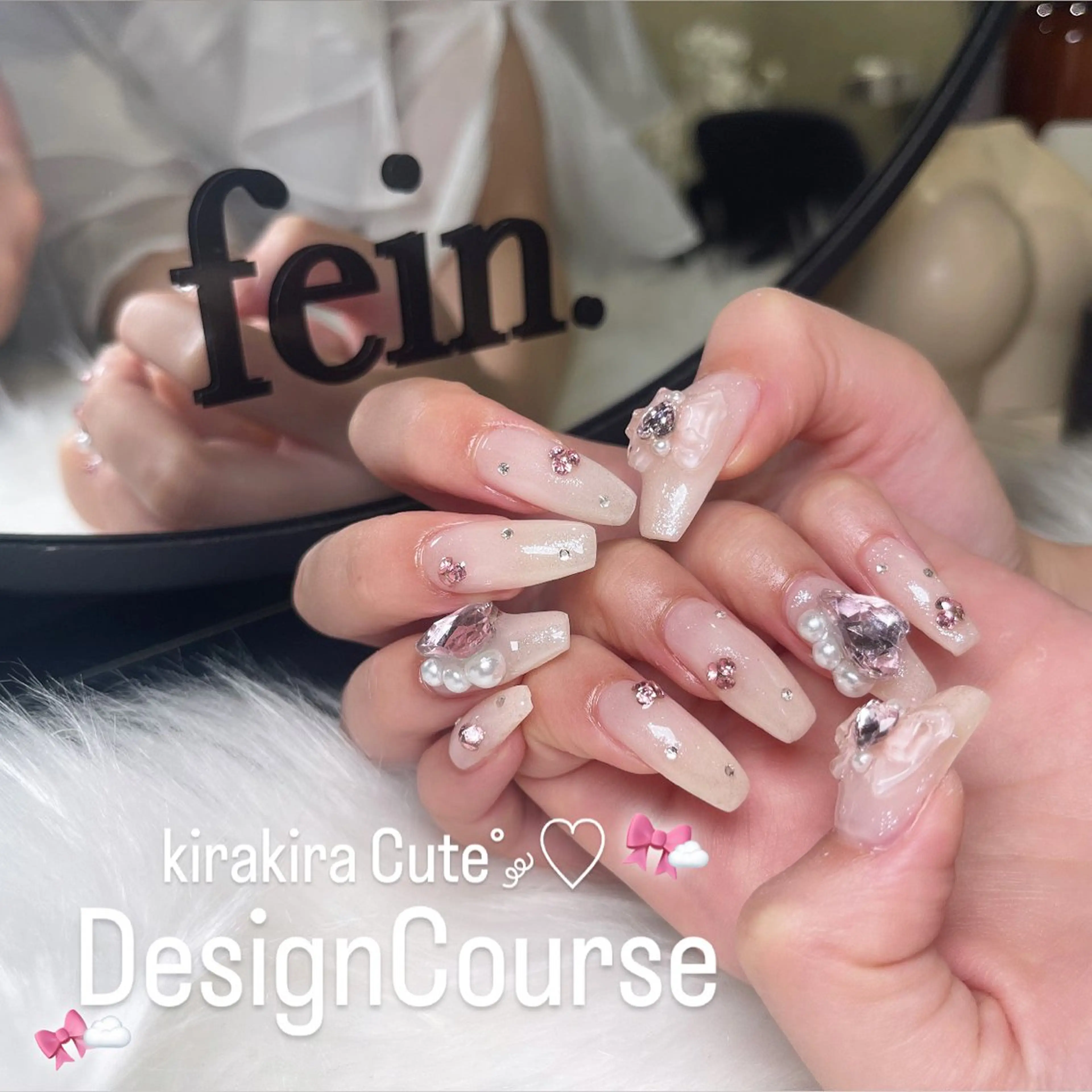 ネイル ハンドネイル 🧁fein. nana🩵のネイルデザイン