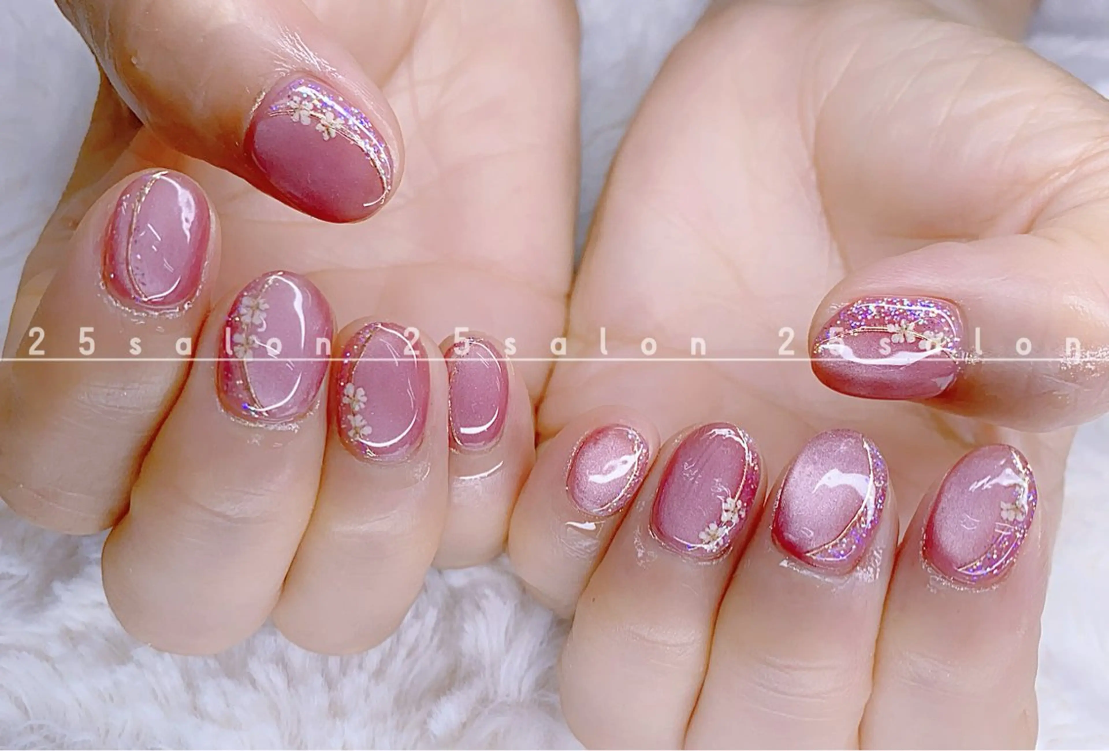 ネイル ジェルネイル 韓国ネイル ニュアンスネイル パラジェル ワンホンネイル 2 5のマツエク・マツパデザイン