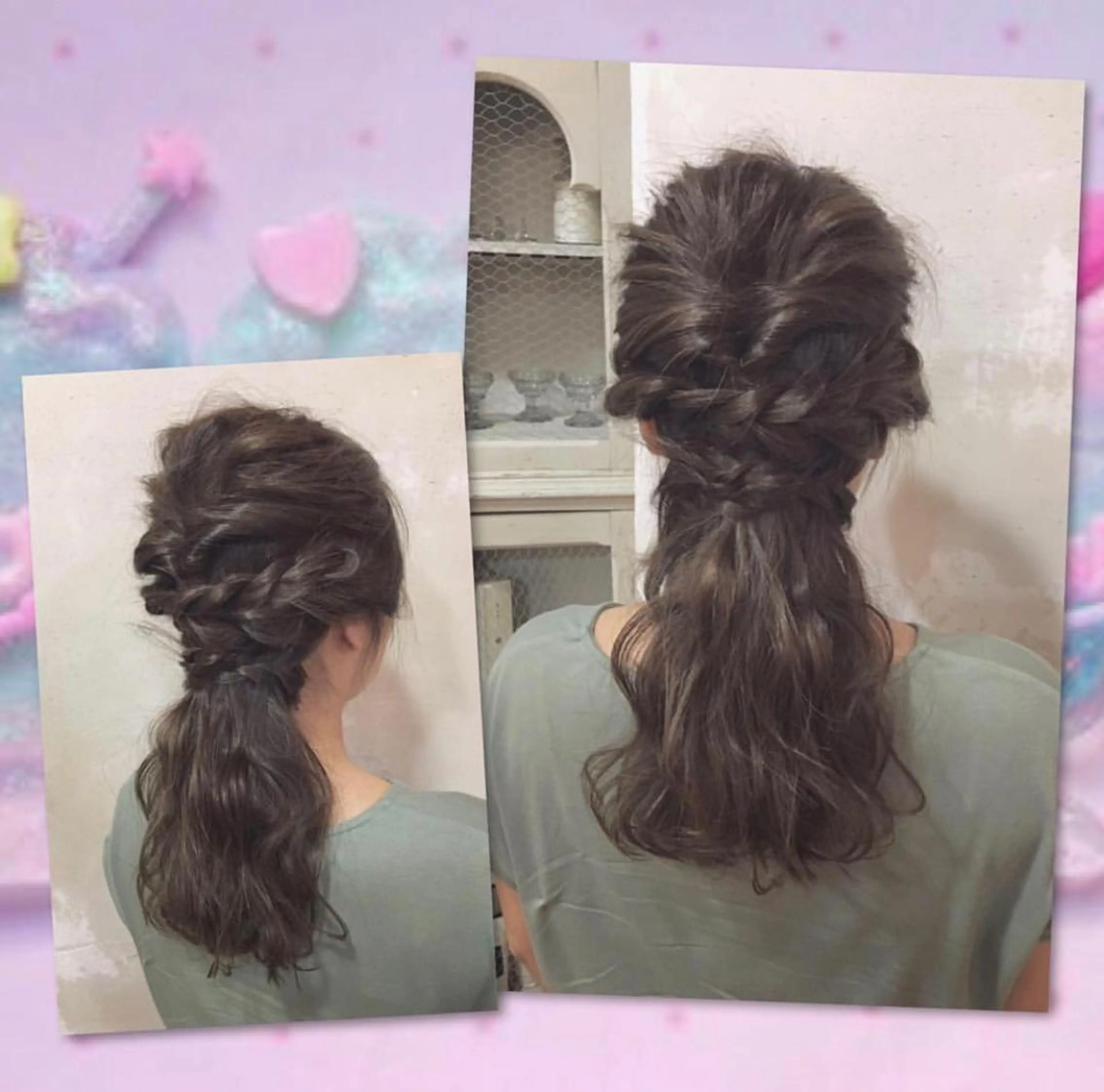 セミロング カラー ヘアアレンジ 森 早希絵のヘアスタイル