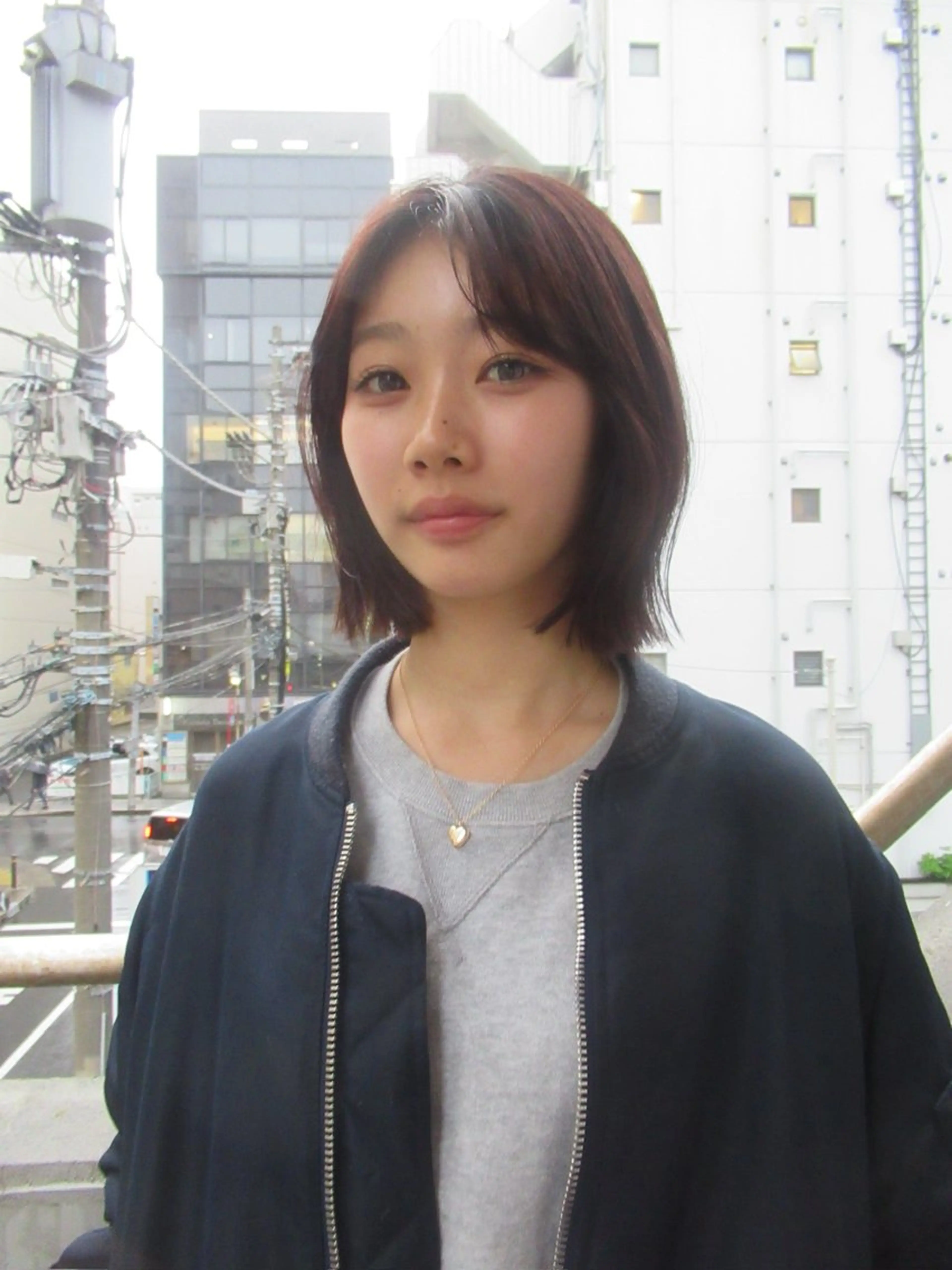 ショート カラー パーマ/メンズパーマ /ボブパーマ/HYOのヘアスタイル