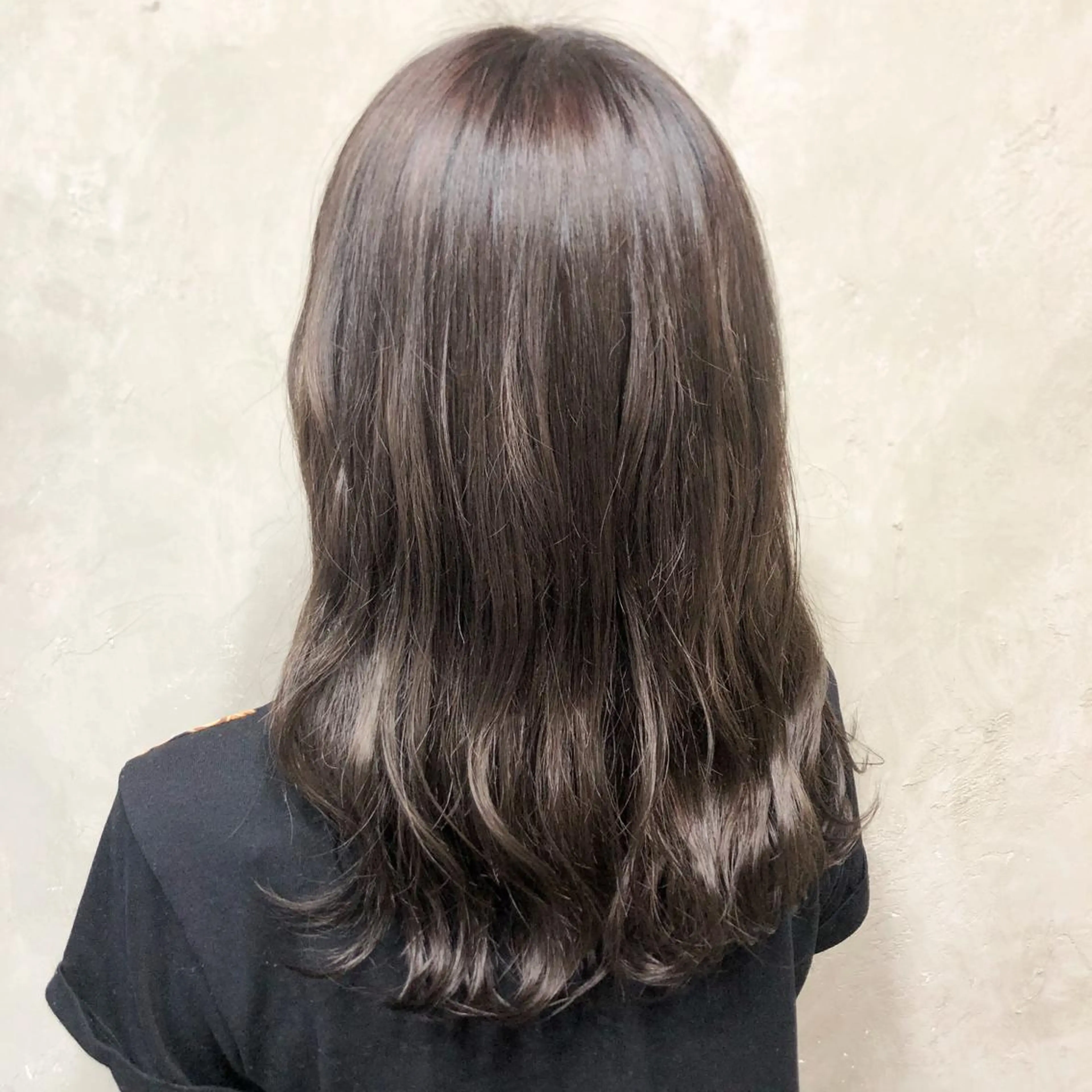 セミロング カラー パーマ ヘアアレンジ メンズ 艶ピンク*ヘアセット 🌙shioriのヘアスタイル