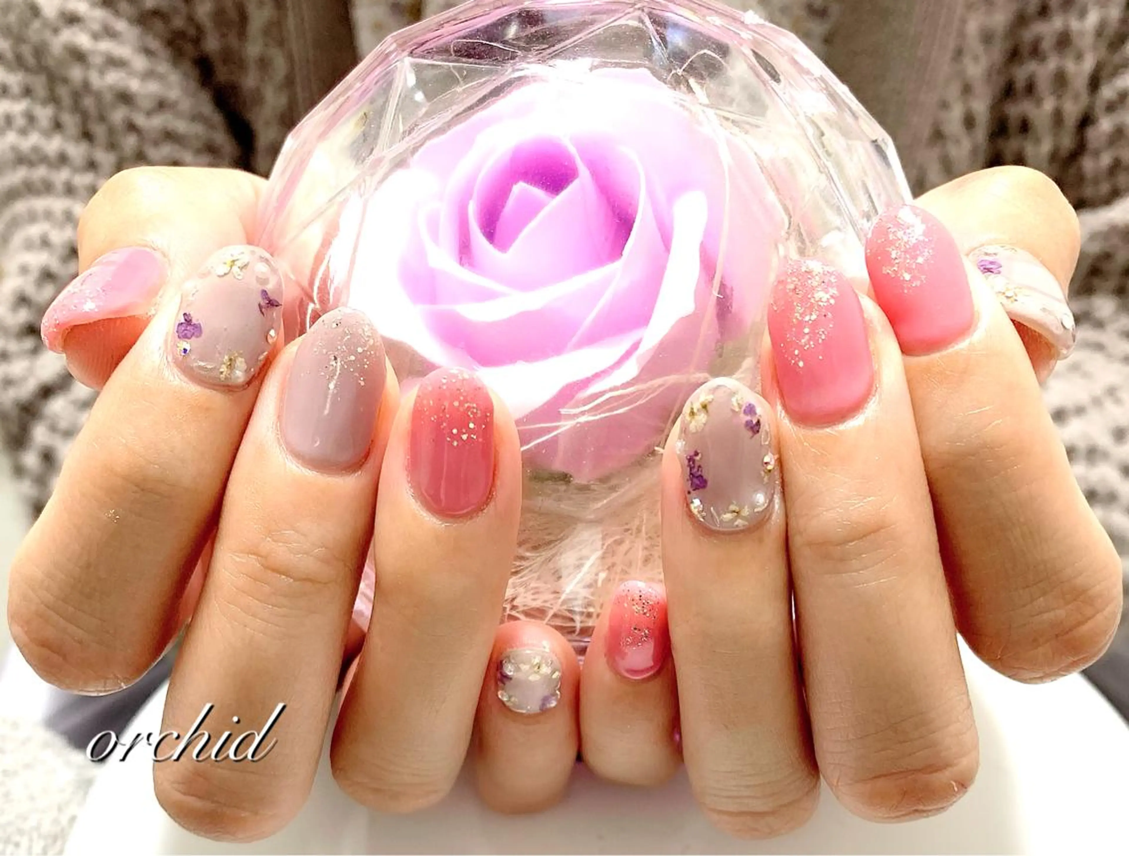 ネイル orchid ♡オーキッドのネイルデザイン