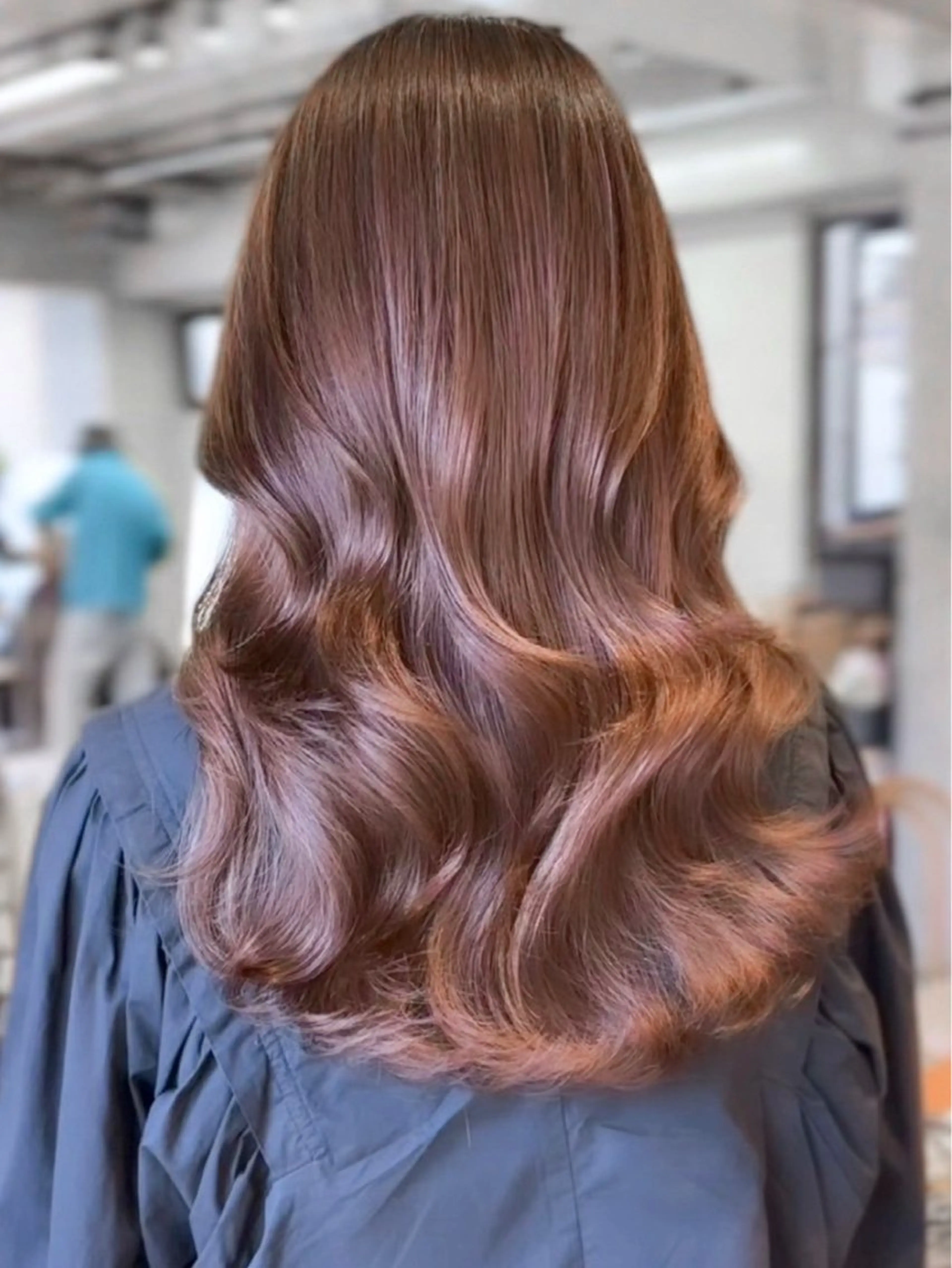 ロング カラー ヘアアレンジ カット 垢抜け透明感カラー 指名No.1shunのヘアスタイル