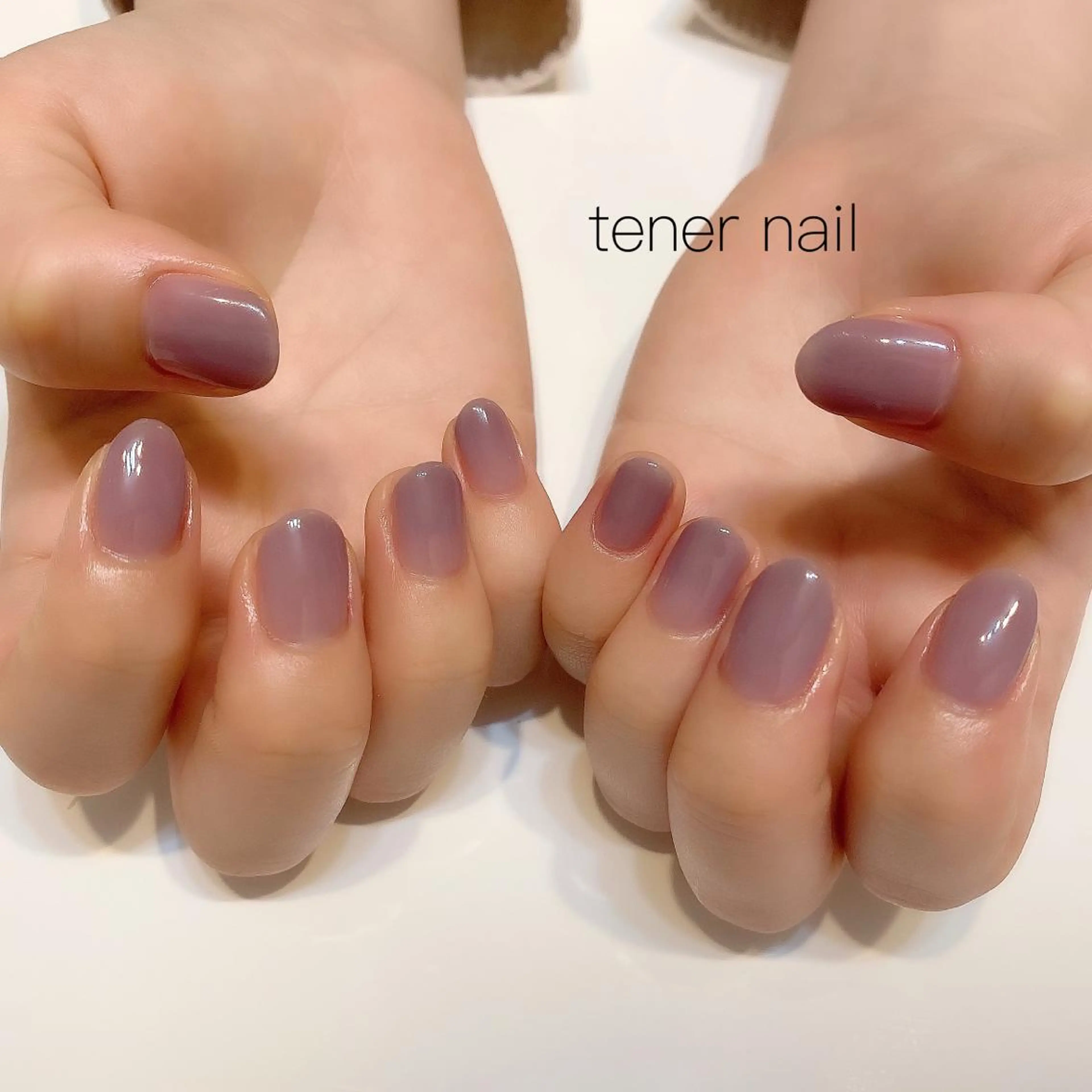 ネイル パープル テネルネイル tener nailのネイルデザイン
