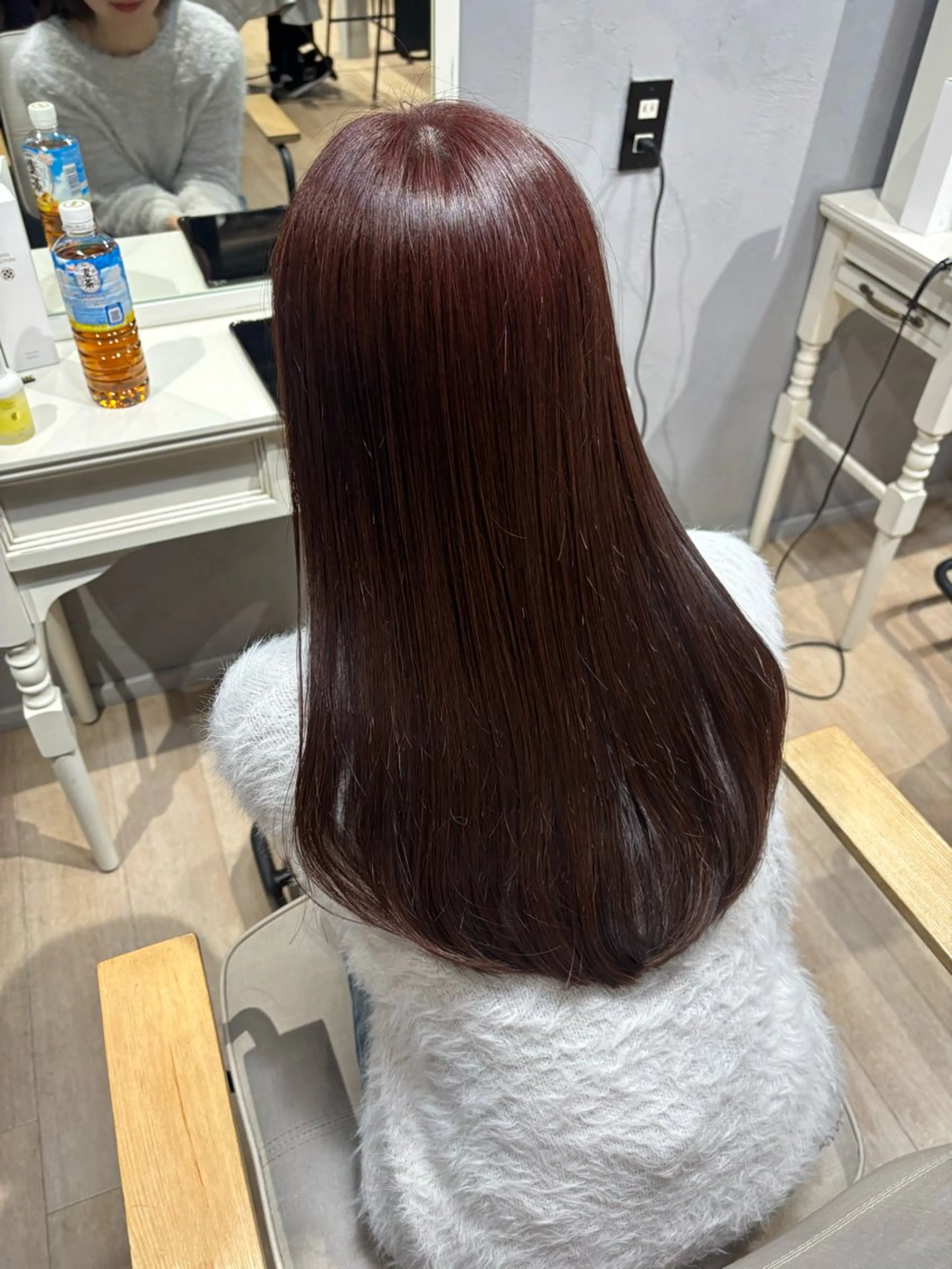 ロング カラー ブラウンカラー ピンクカラー ピンクブラウン Maki /カラー/ブリーチのヘアスタイル