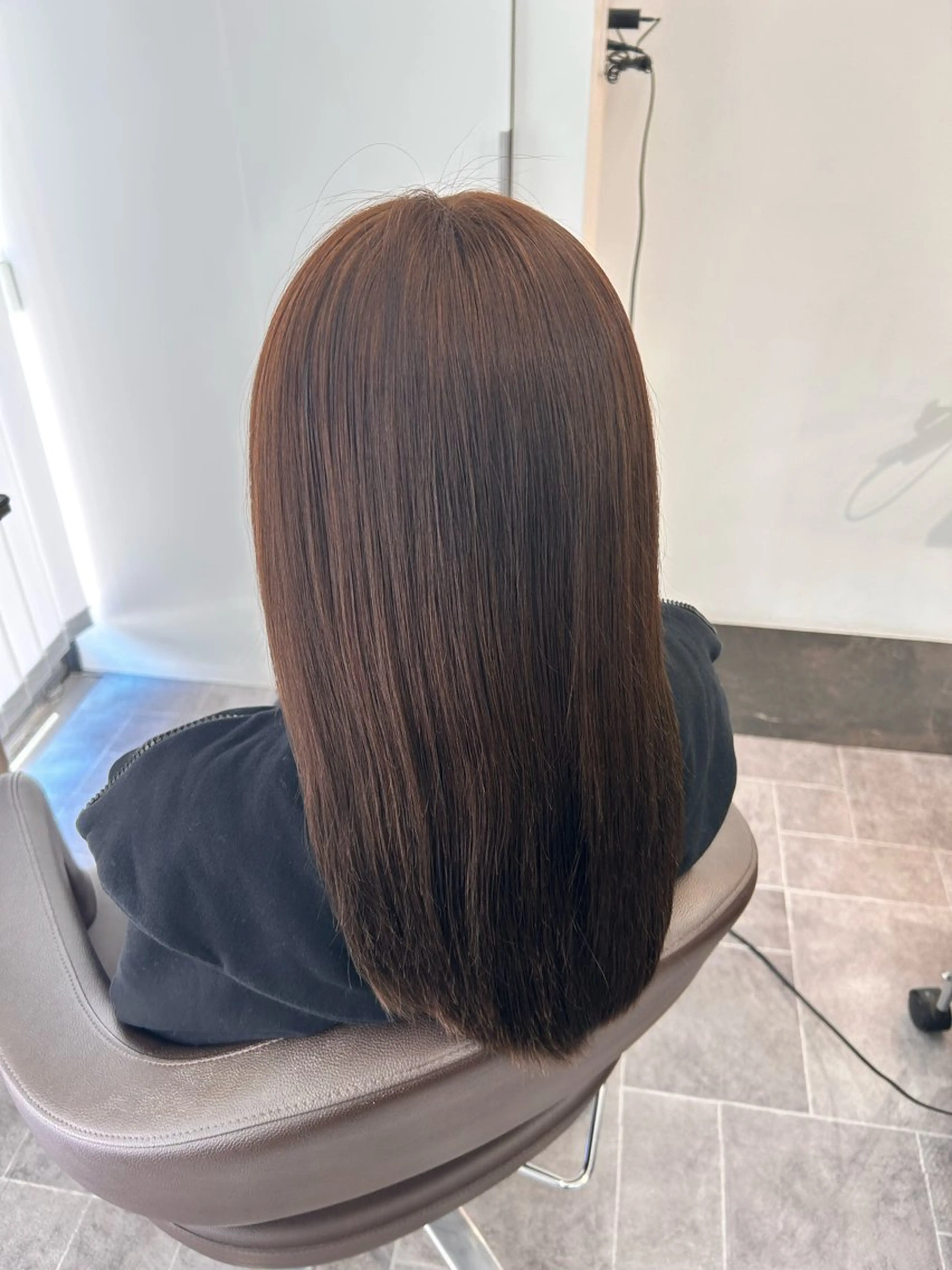 セミロング 内藤 友香のヘアスタイル