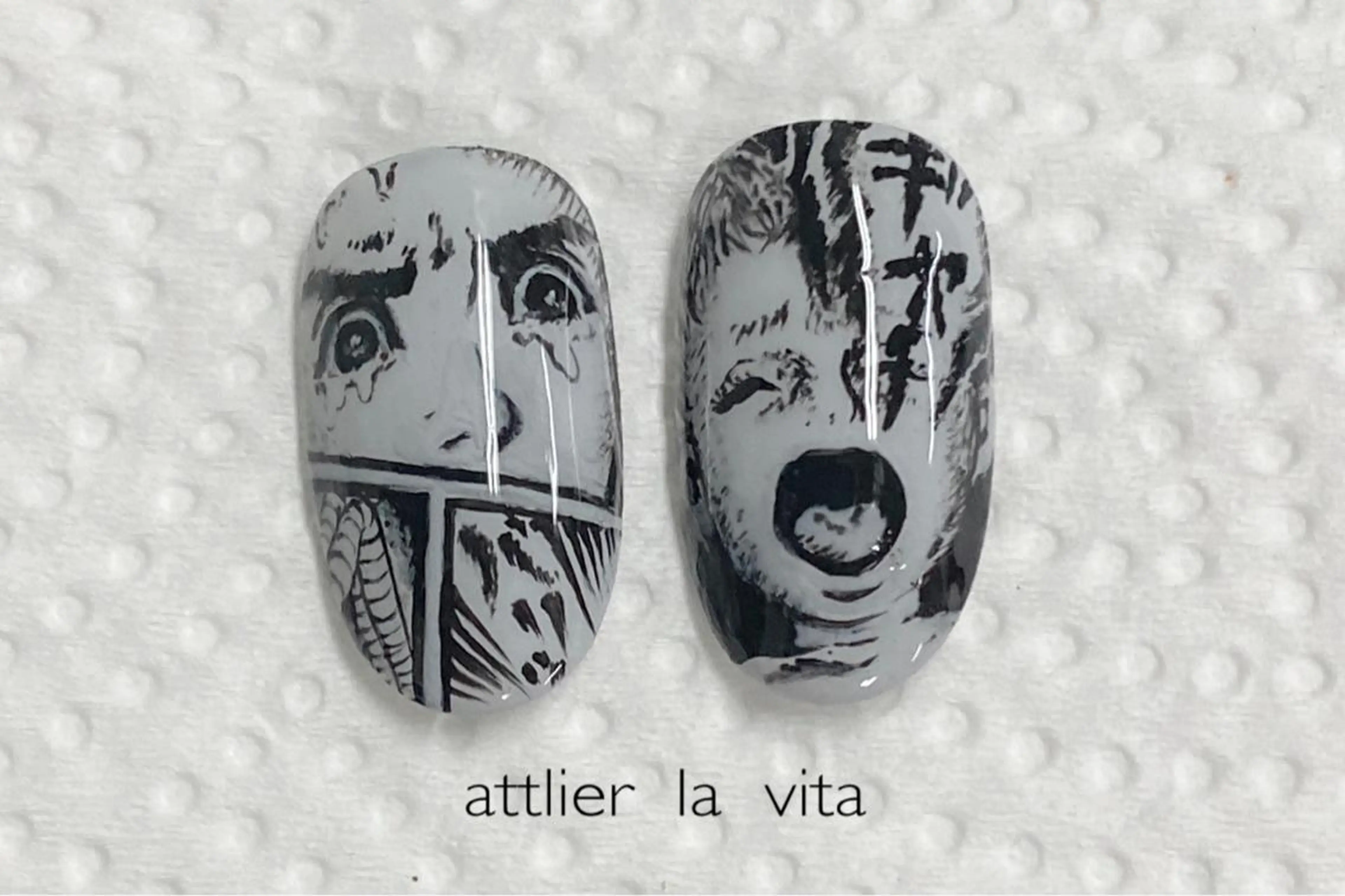 ネイル アートネイル ハロウィン ワンカラーネイル フットネイル atelier la vita所属・lavita. mimuraのネイルデザイン