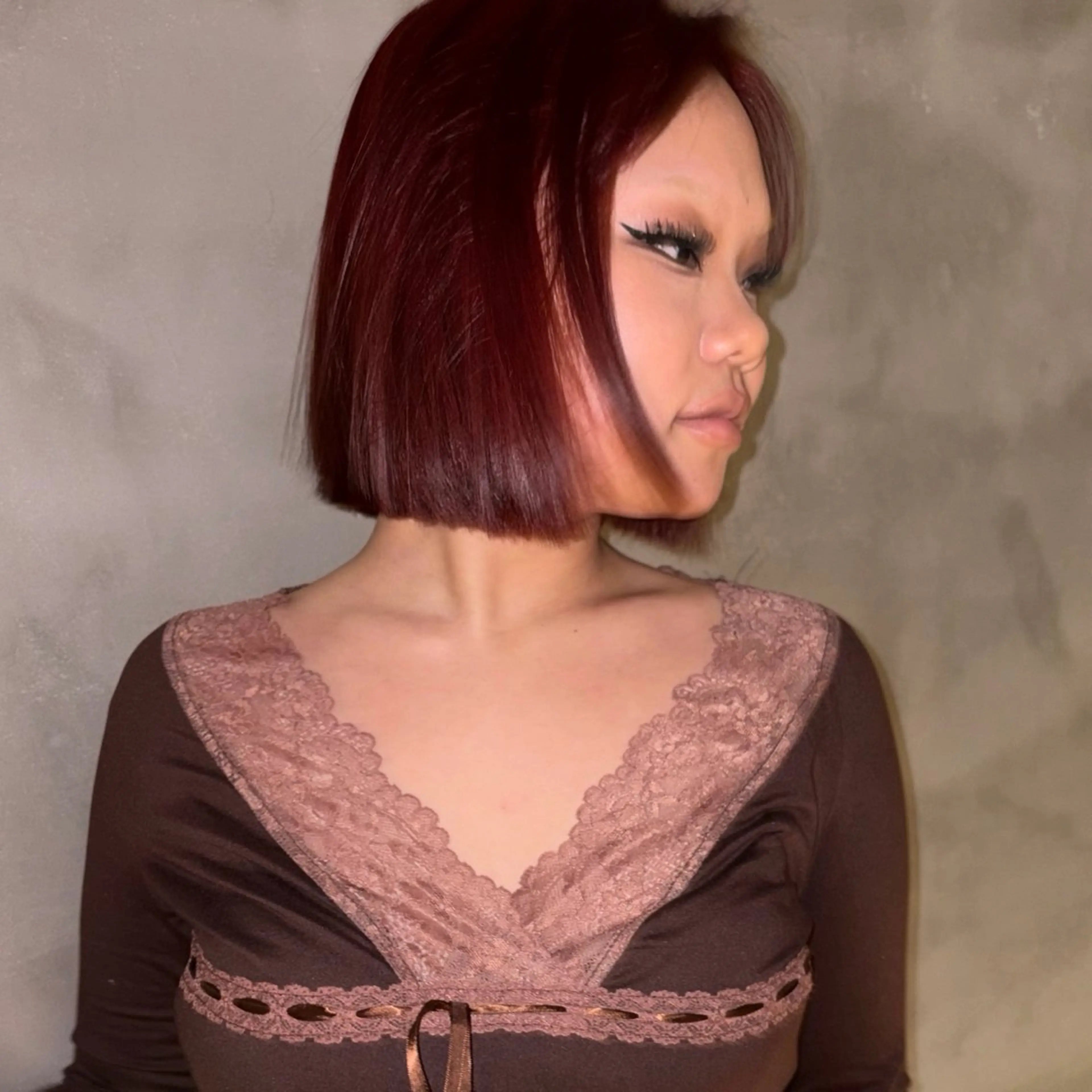 ミディアム ヘアカラー 大阪/心斎橋/堀江 /新規大募集/ちひろのヘアスタイル