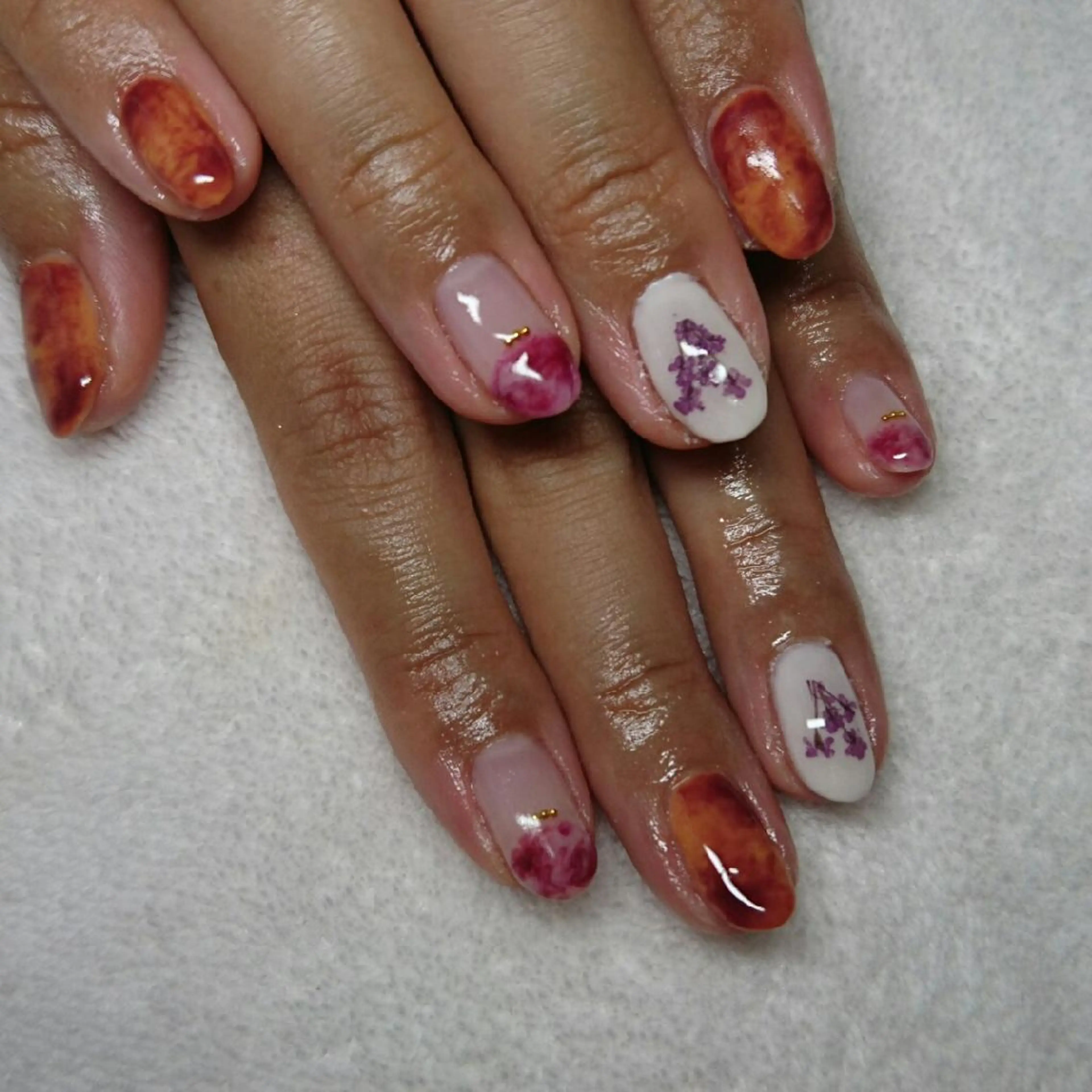 ネイル べっ甲ネイル LAVISH nail salonのネイルデザイン