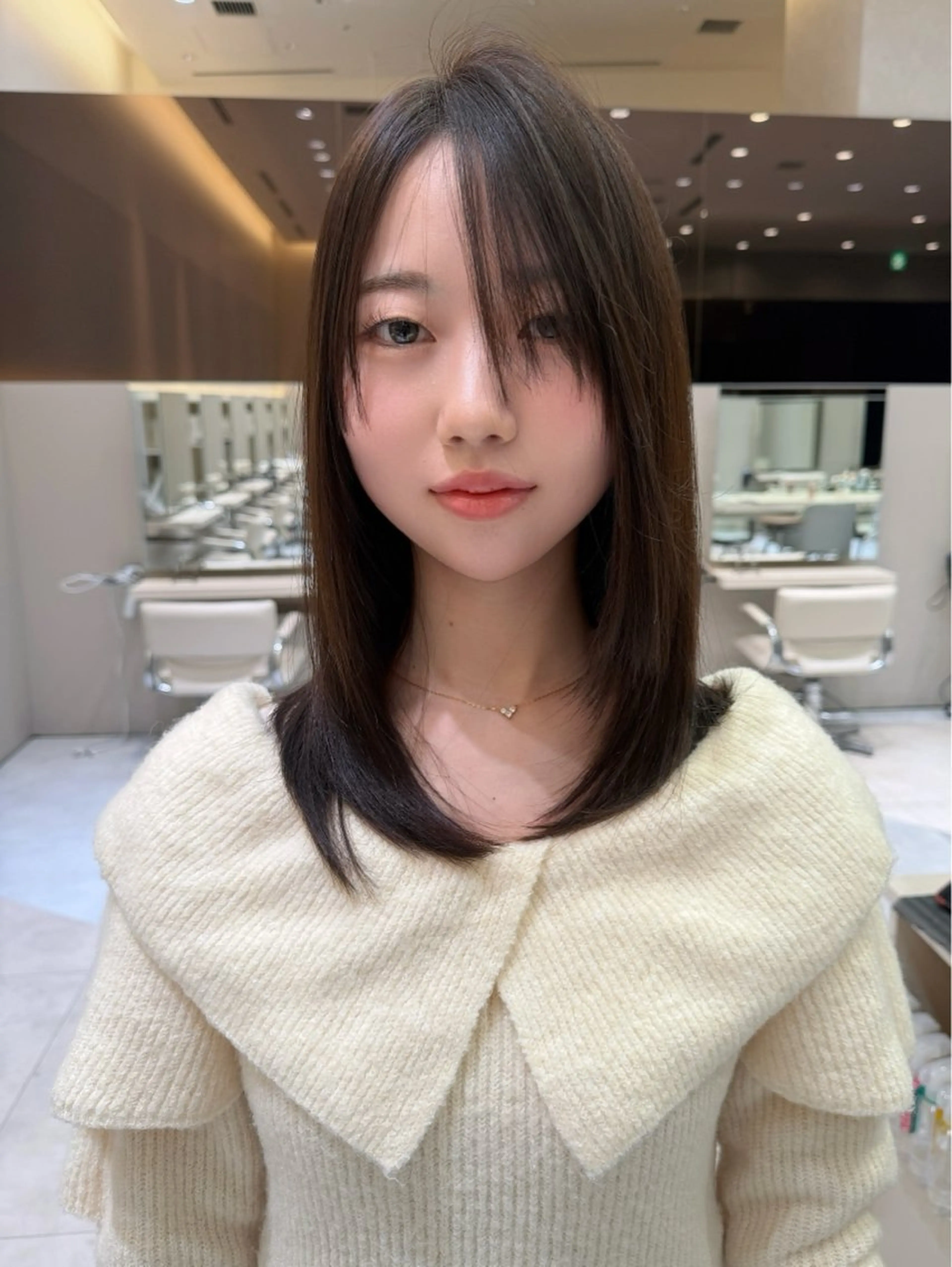 ミディアム ヘアアレンジ 兵頭 稀星のヘアスタイル