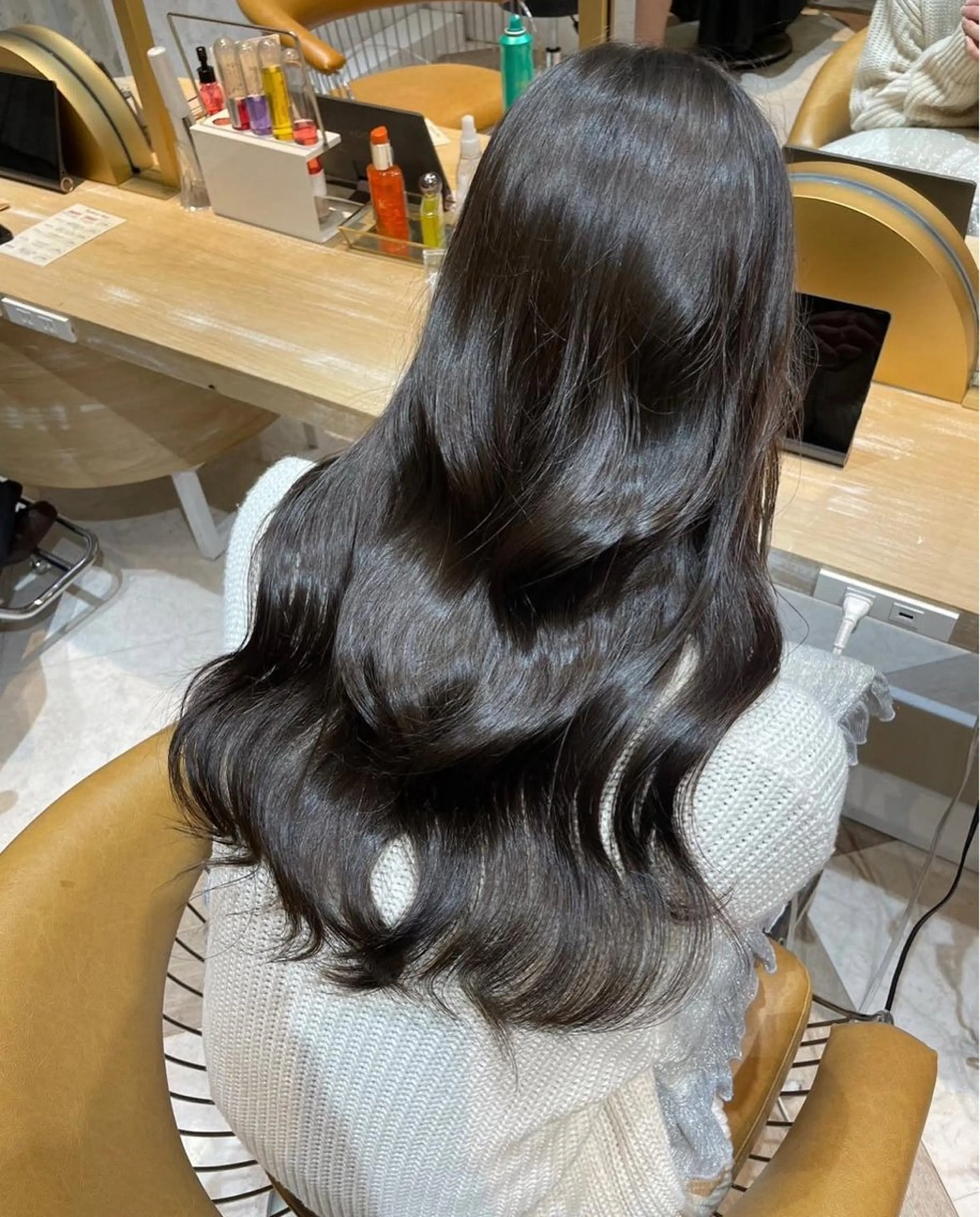 ロング ブリーチなし 透明感カラー/松沢のヘアスタイル