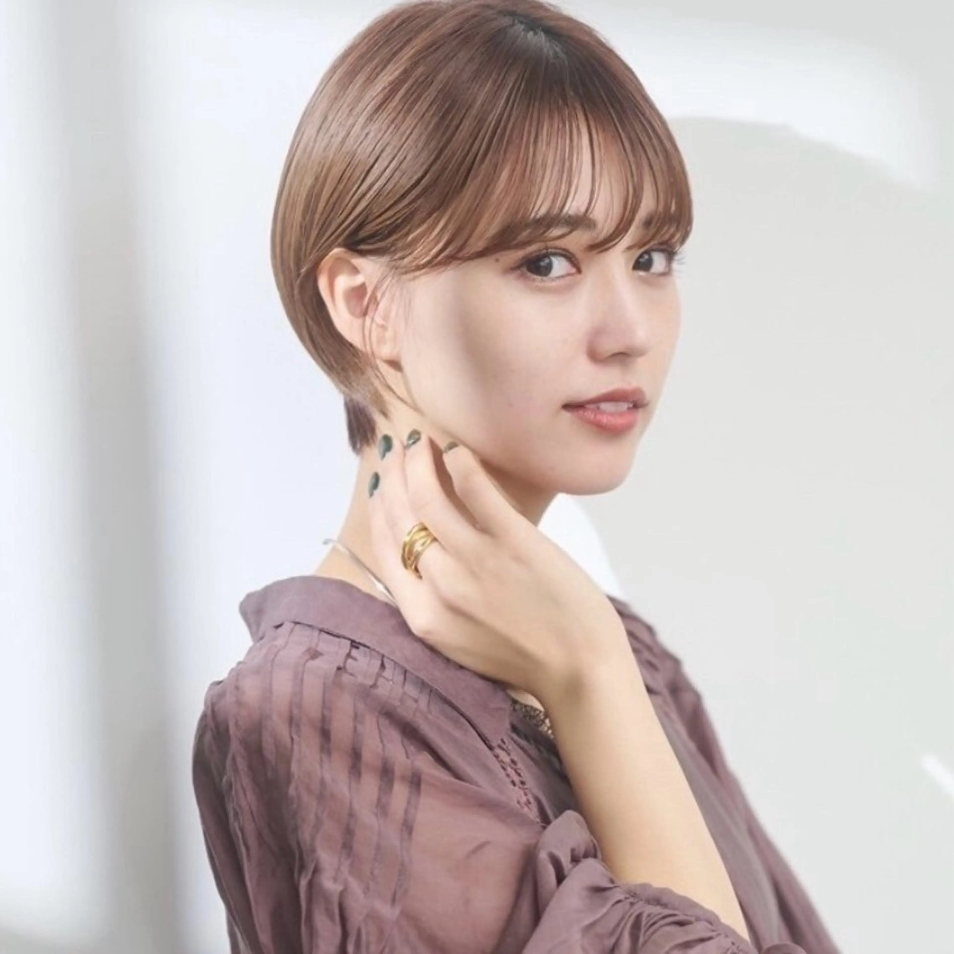 ショート カラー ショート〜ボブ✂︎ 武蔵小杉　南澤佑介のヘアスタイル