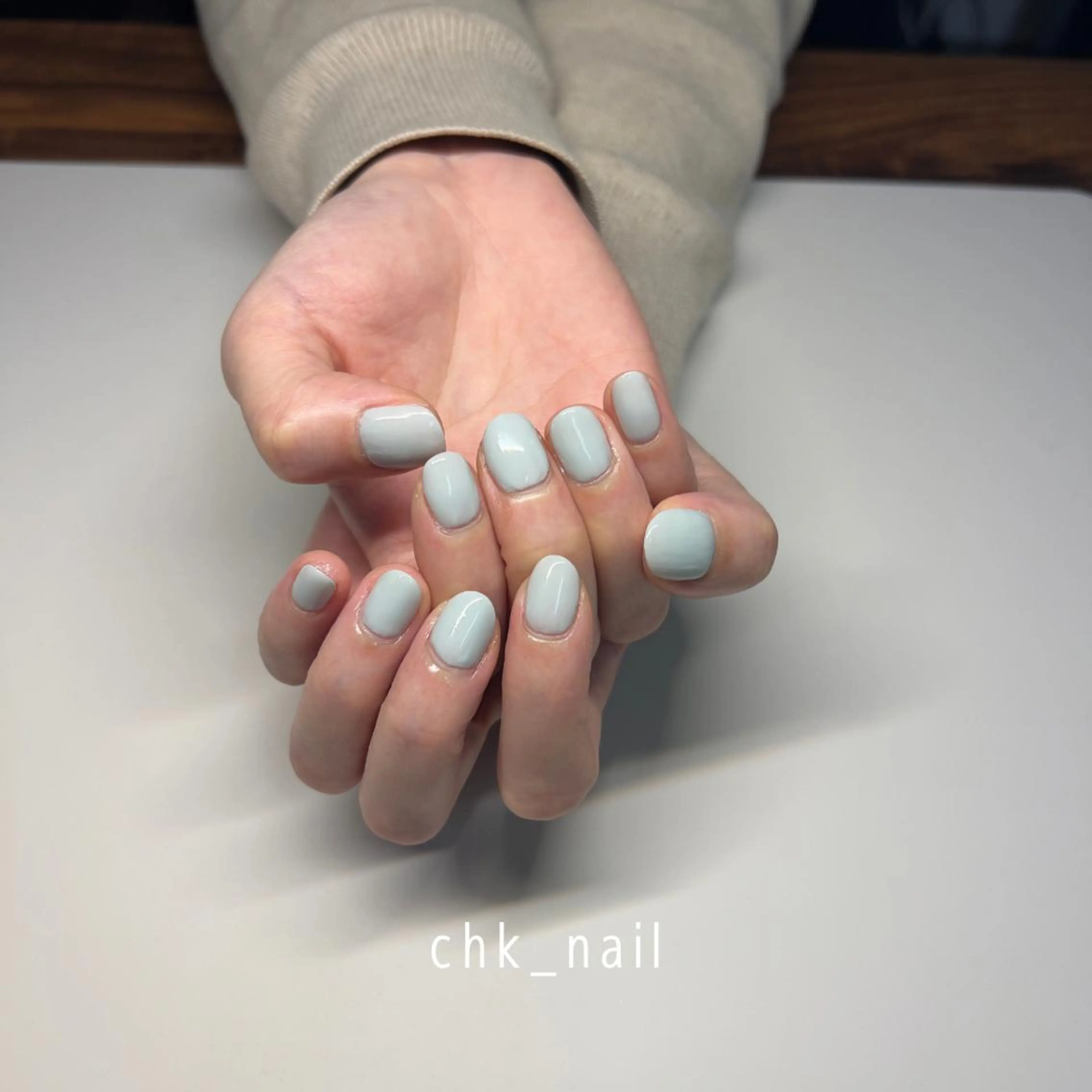 ネイル ワンカラーネイル ハンドネイル takahashi chikaのネイルデザイン