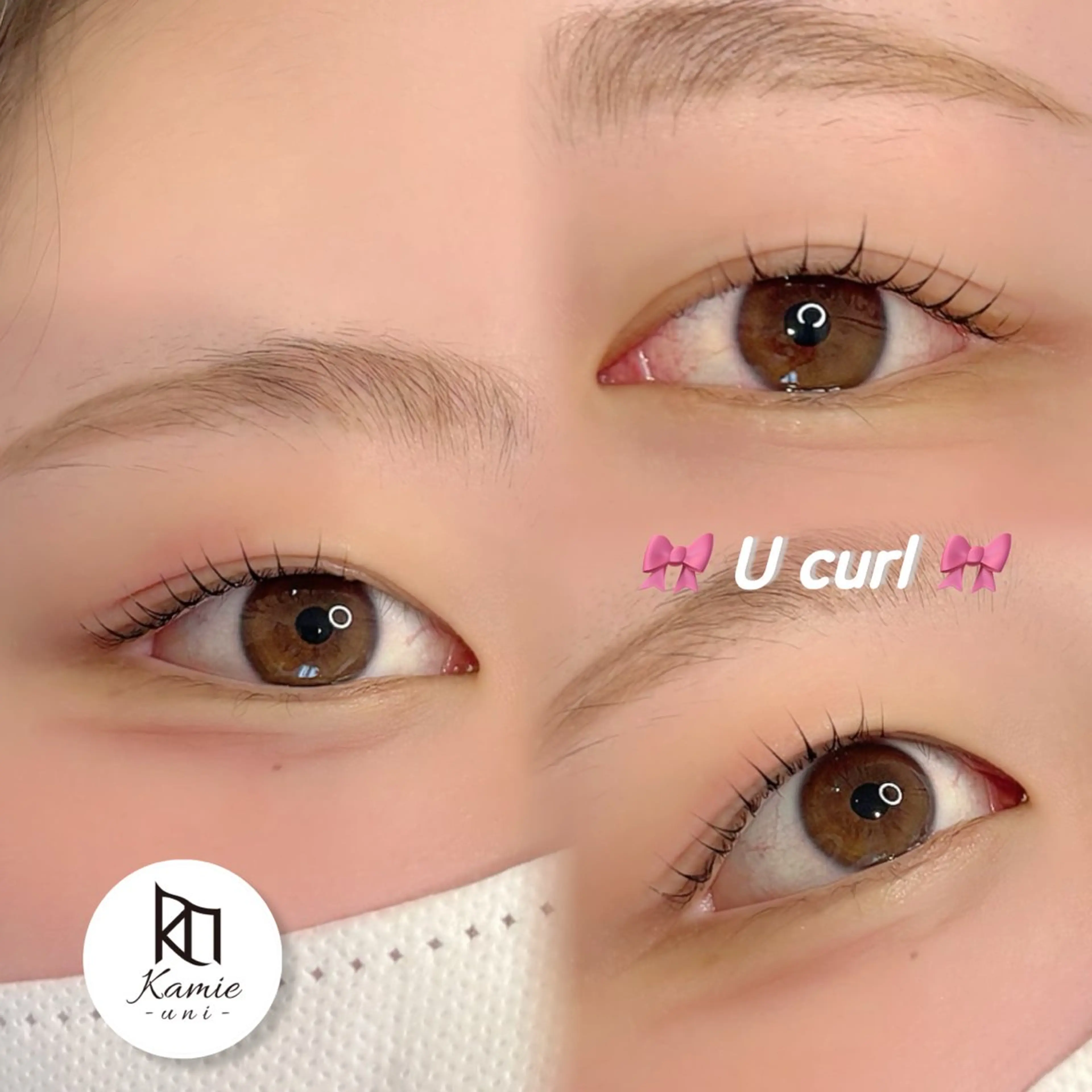 マツエク・マツパ 一重×まつ毛パーマ マツパ Kamie-uni- 森蔭のマツエク・マツパデザイン