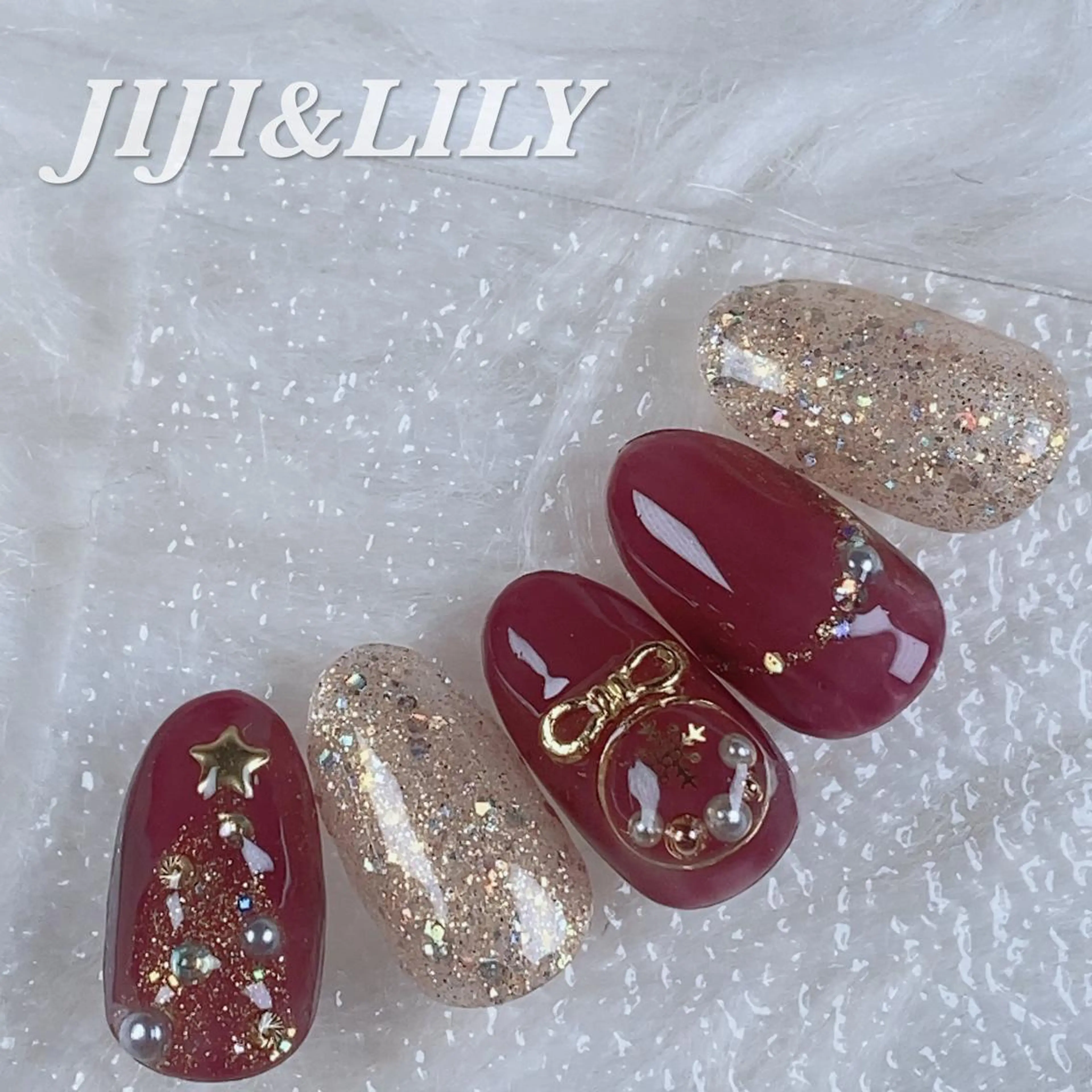 ネイル 冬ネイル クリスマス 豊田 圭子のネイルデザイン