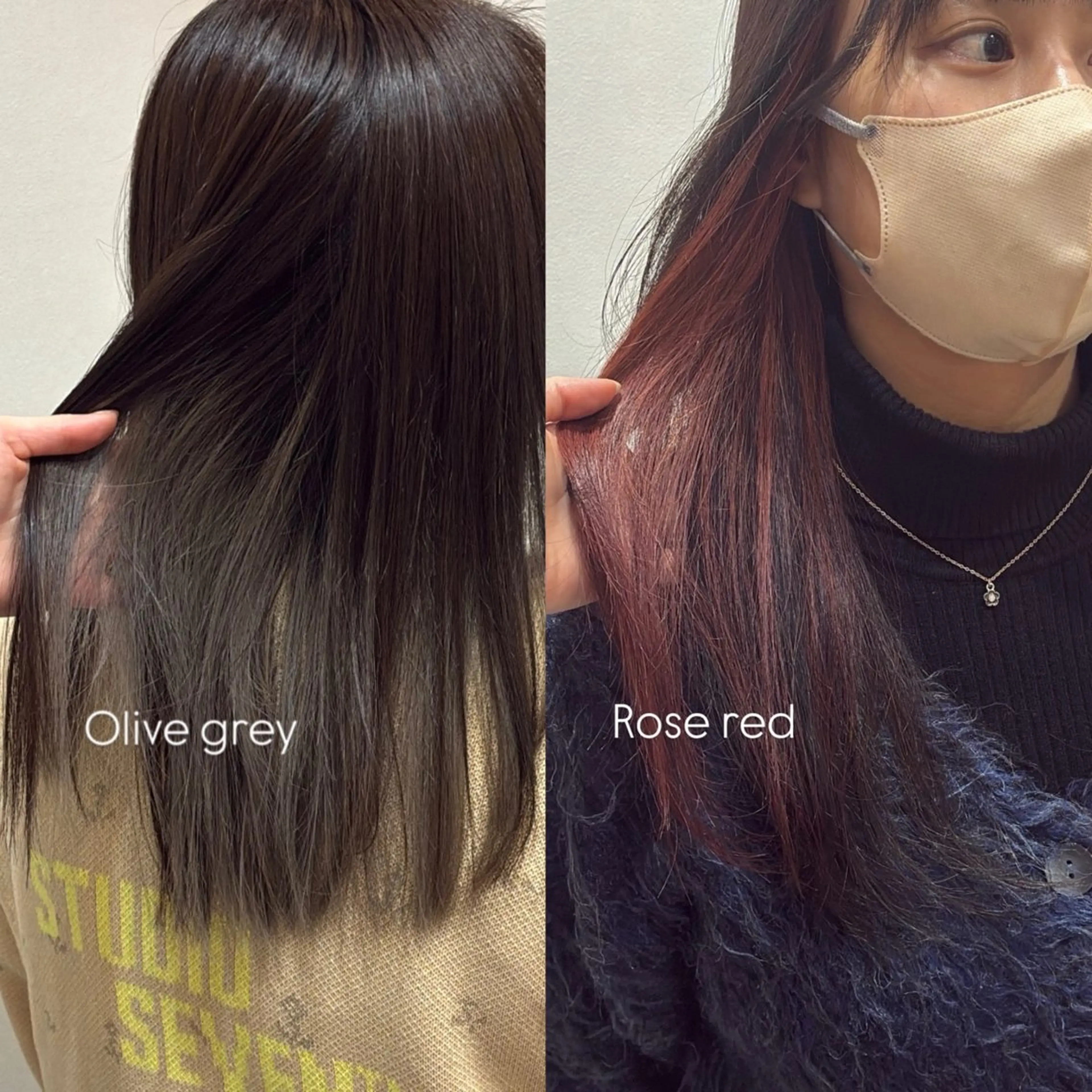 ミディアム ヘアカラー トリートメント 柴田真衣 /ナチュラル/半個室のヘアスタイル