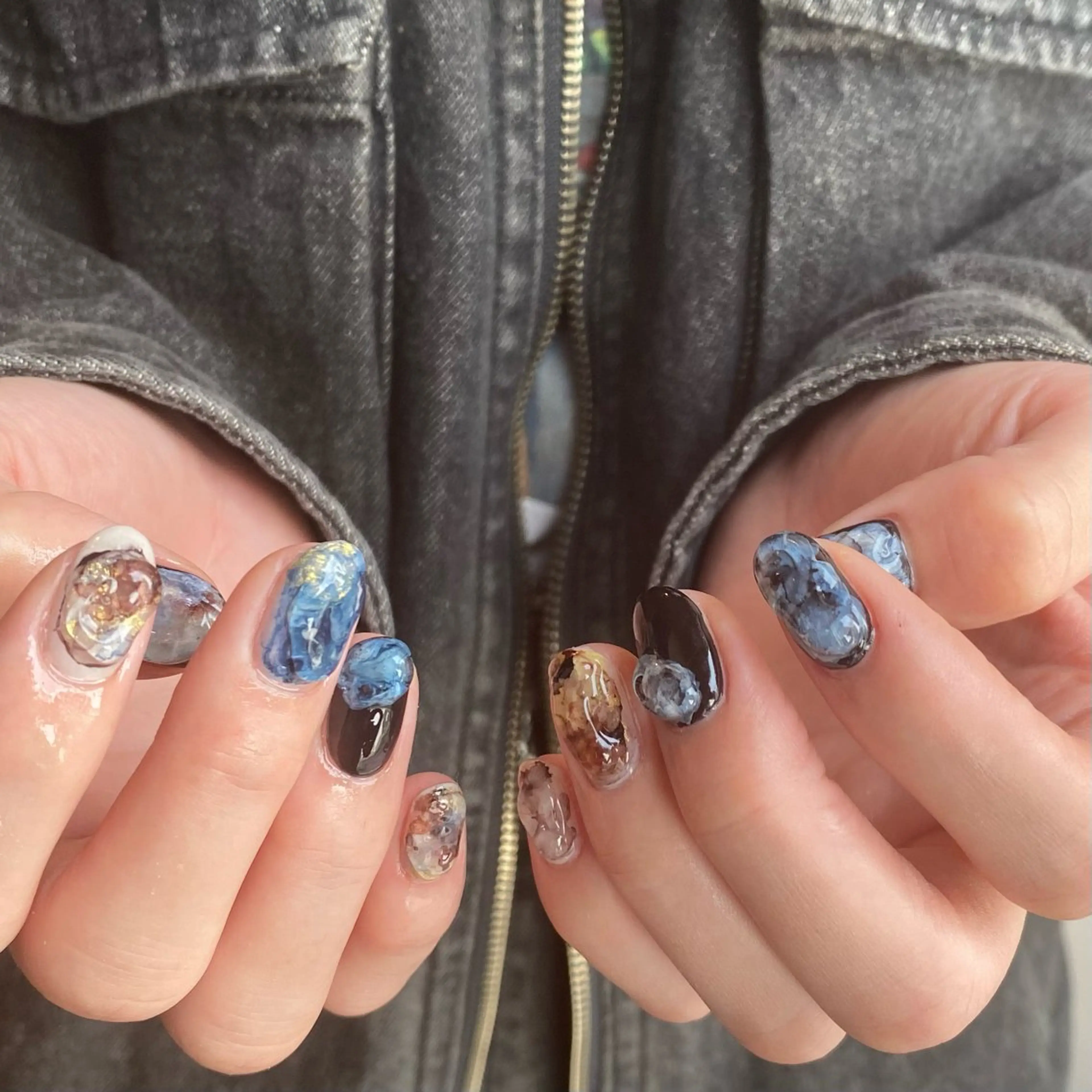 ネイル ハンドネイル scre as Etelのネイルデザイン