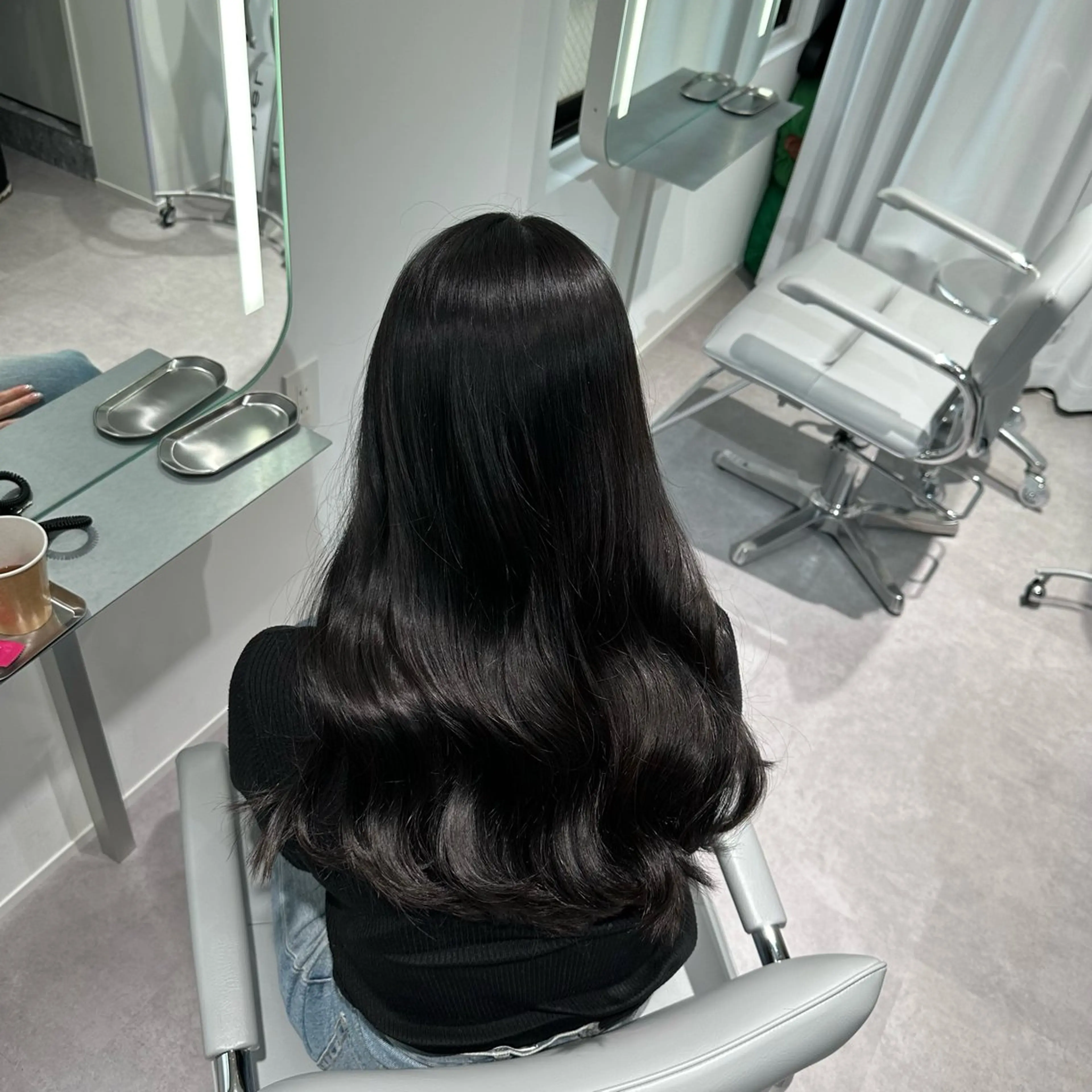 カラー ヘアカラー トリートメント unique 松原吹季のヘアスタイル