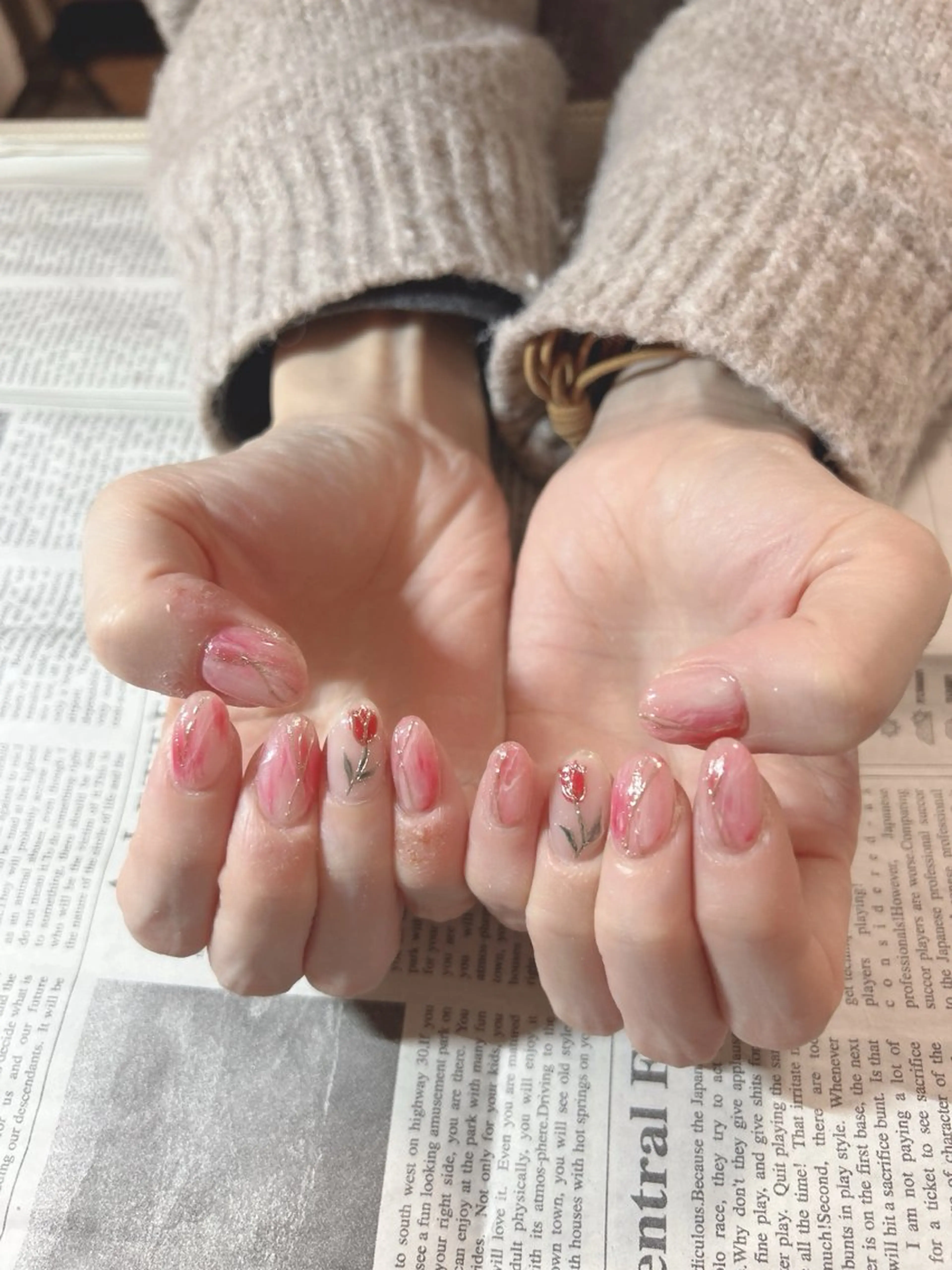 ネイル ハンドネイル ハンドケア 森山 舞のネイルデザイン