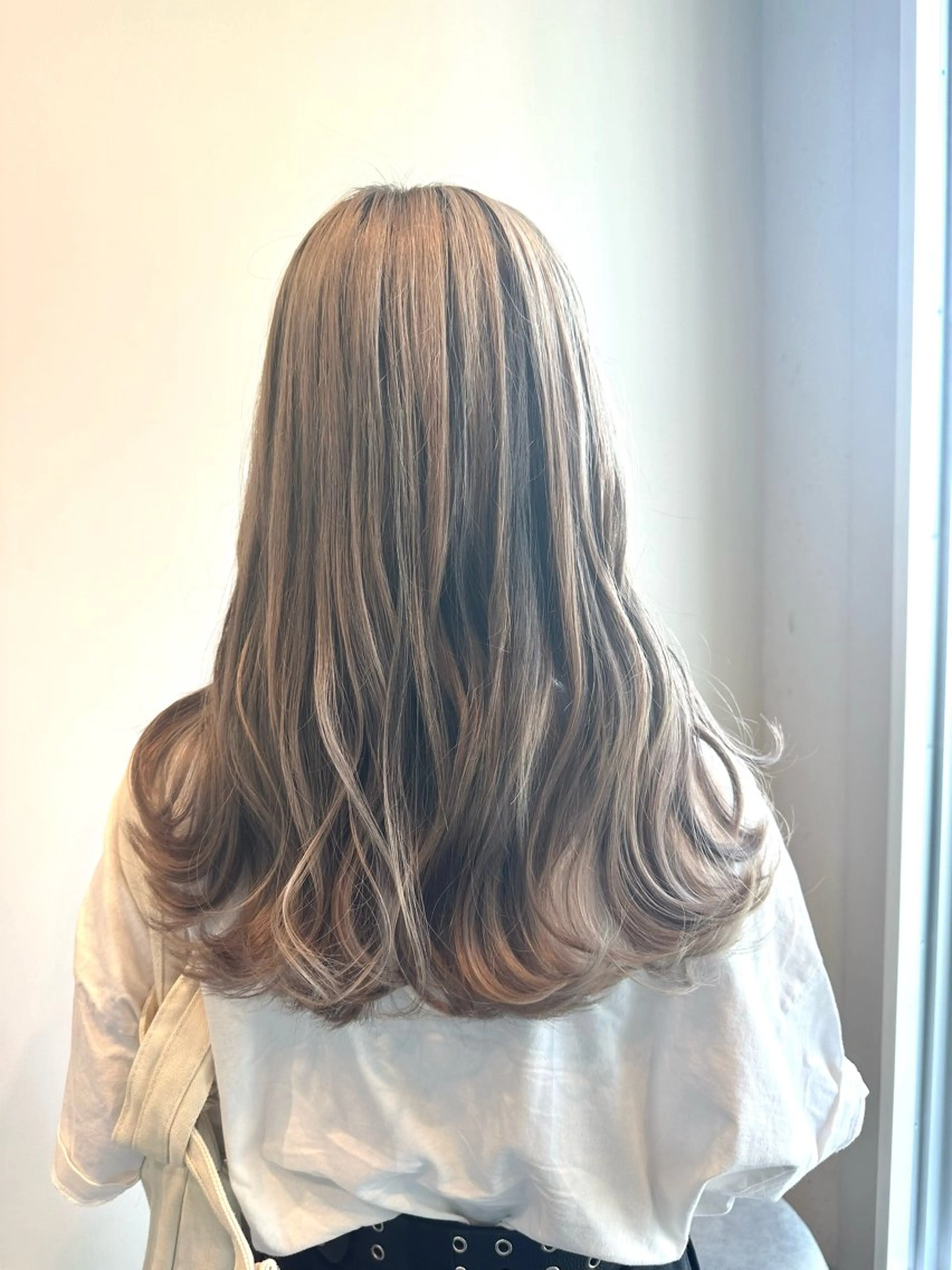 セミロング カラー カット ヘアカラー トリートメント ✨髪質改善/ハイトー ン/艶髪高山のヘアスタイル