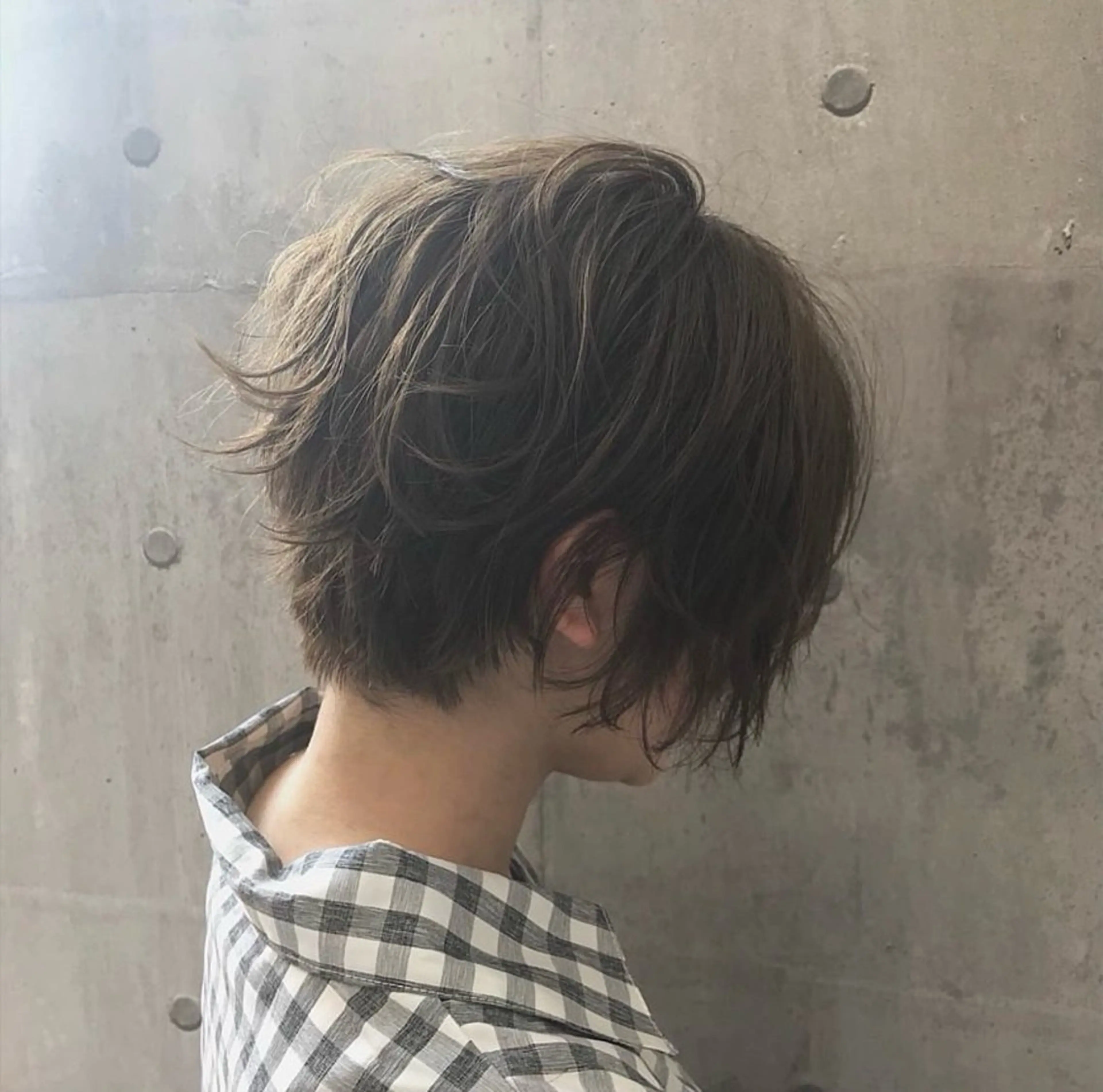 ショート パーマ ショートヘア カット パーマ Yukino/ 透明カラー🫧のヘアスタイル