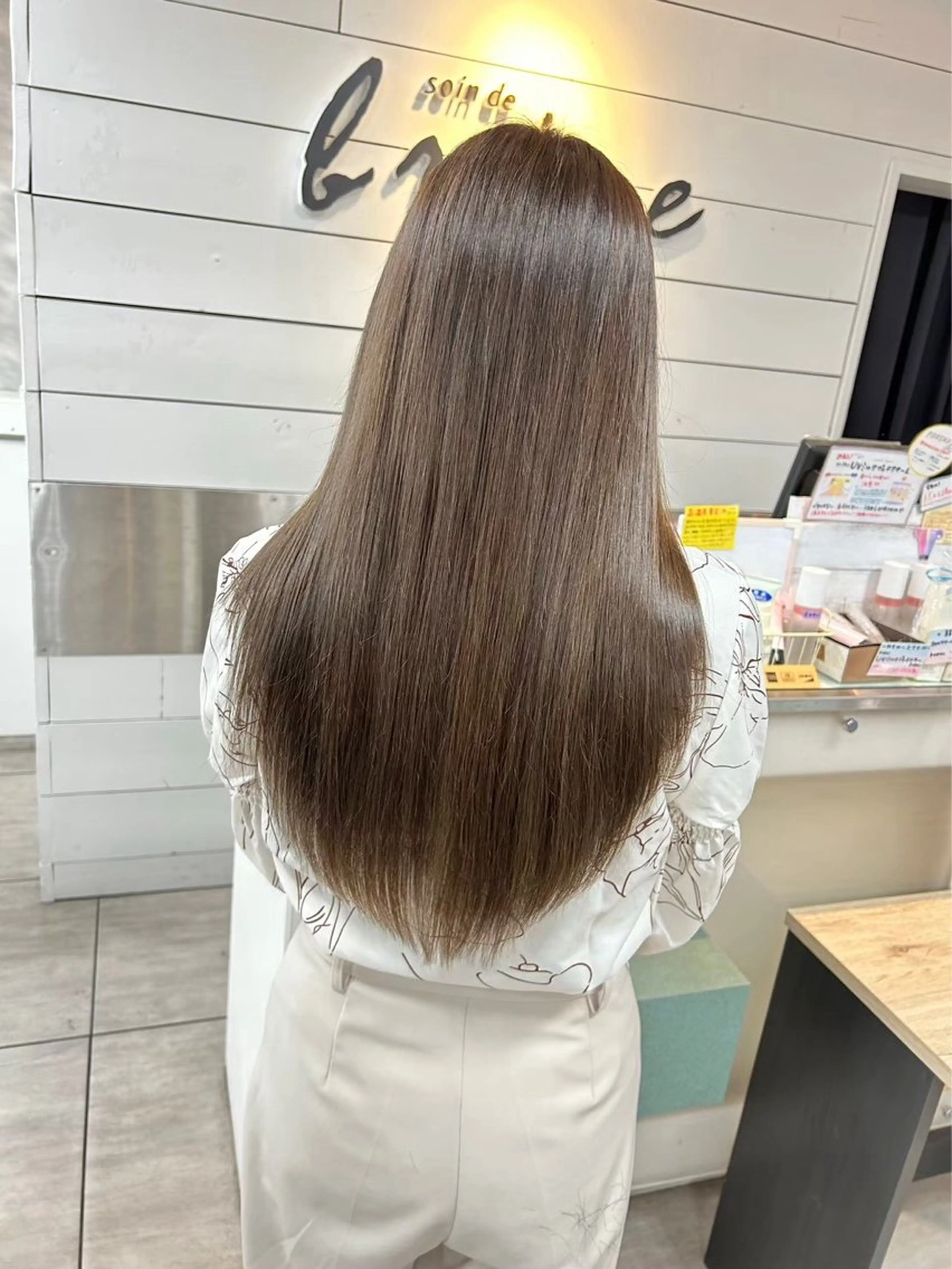 ロング 縮毛矯正✖髪質改善 仁木伸明のヘアスタイル