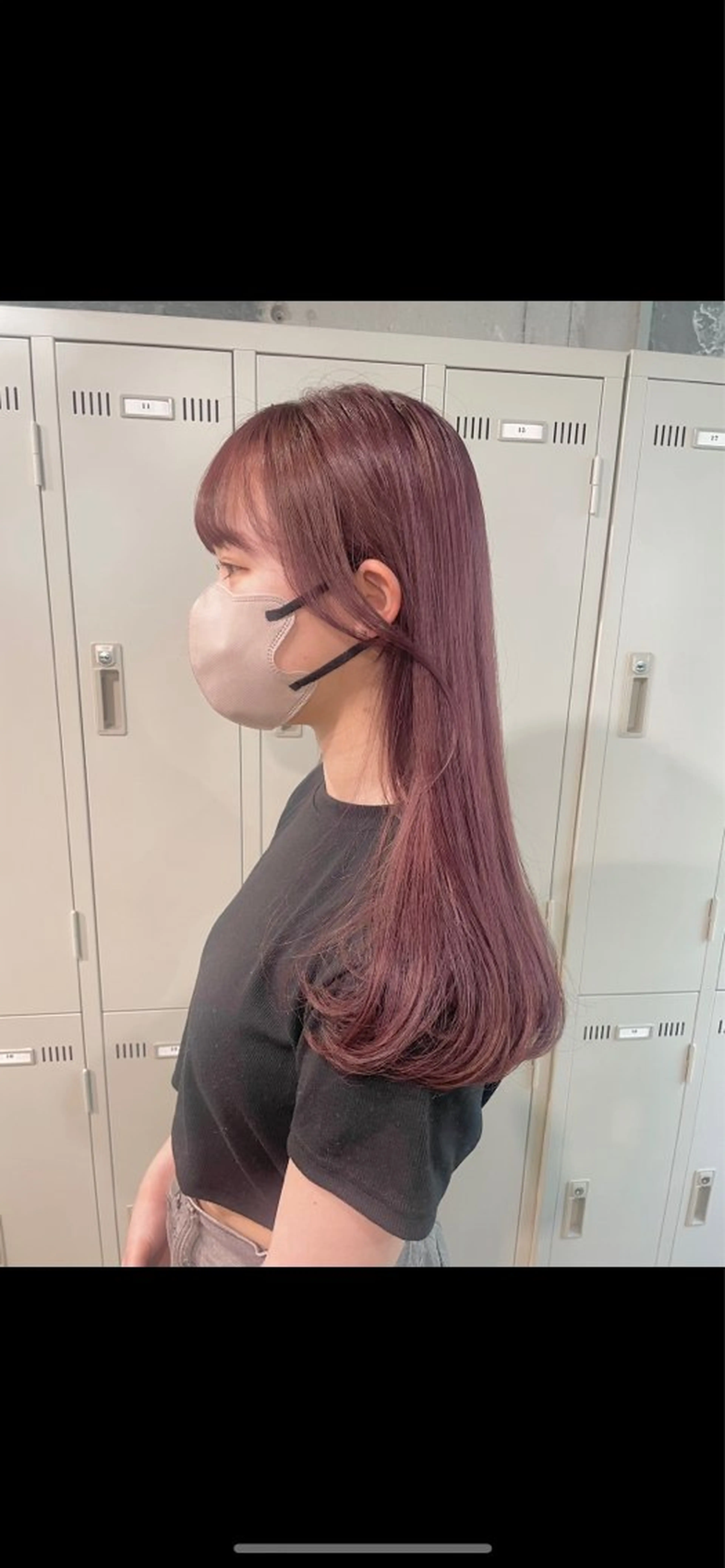 ロング カラー パーマ ヘアアレンジ メンズ ヘアカラー トリートメント ヘッドスパ 透明感カラー・レイヤ ー🎀amika🎀のヘアスタイル