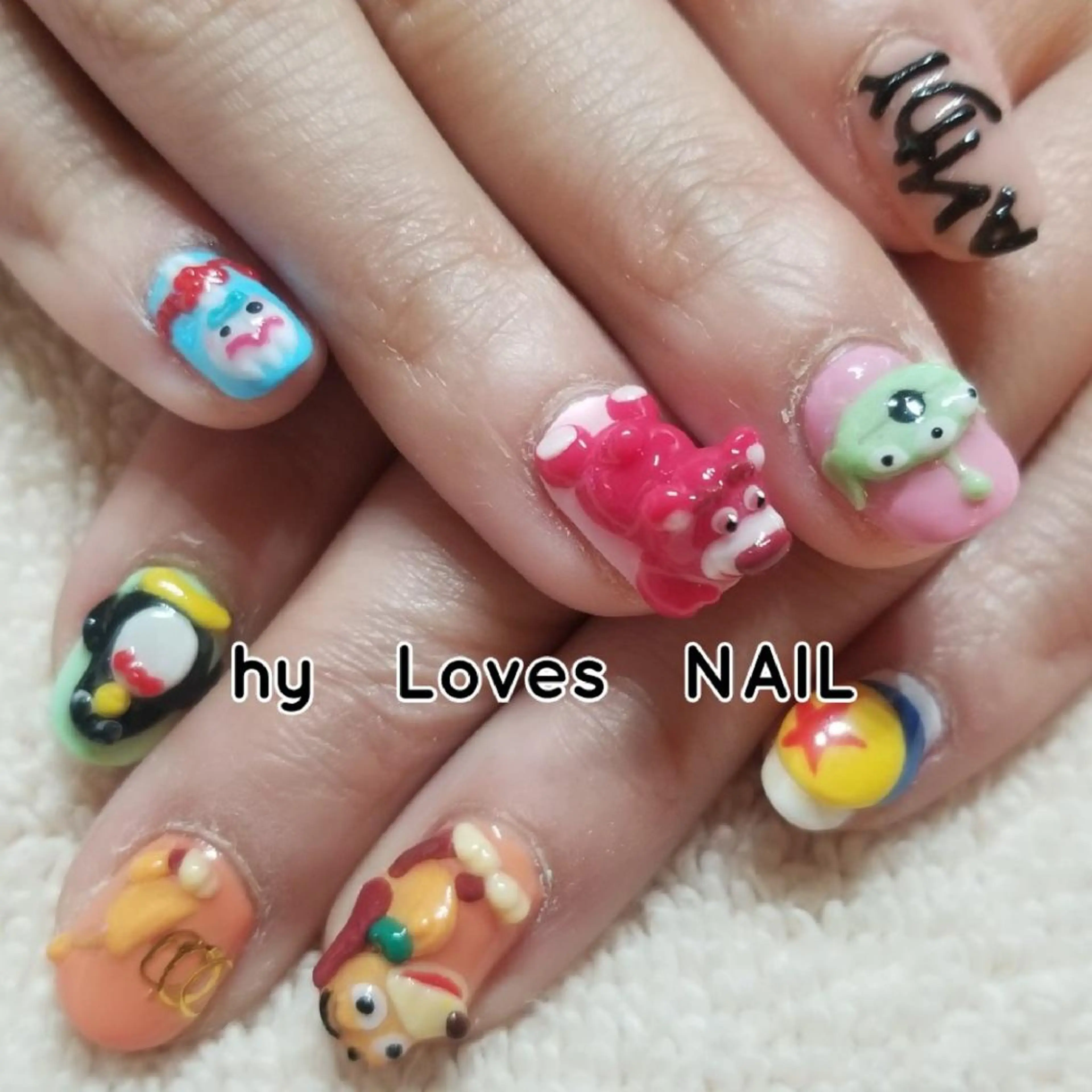 ネイル パステルネイル ハンドネイル よしだ ひろきのネイルデザイン