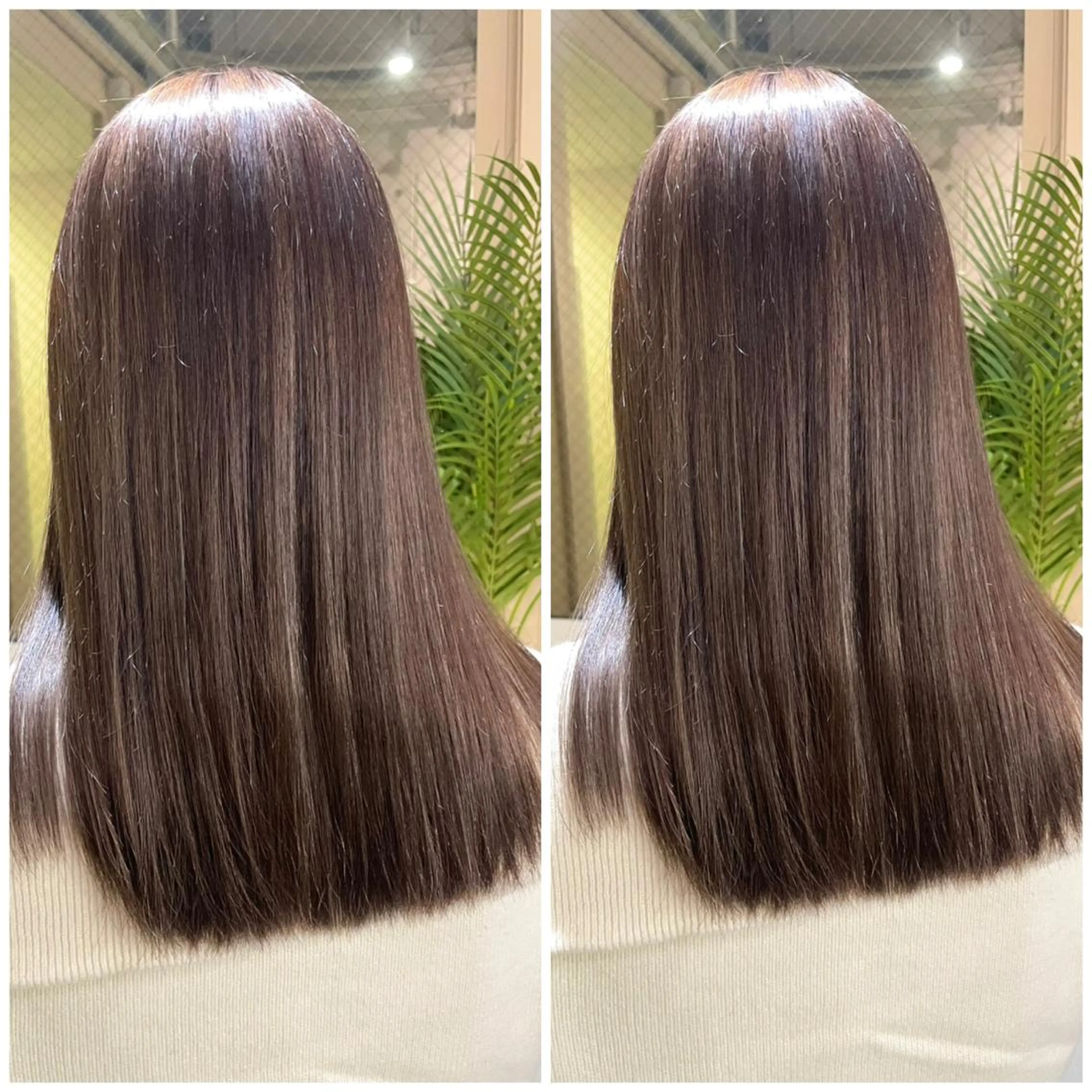 セミロング アイブロウ ハイライト 🦋プルエクステ ARISA🦋のヘアスタイル