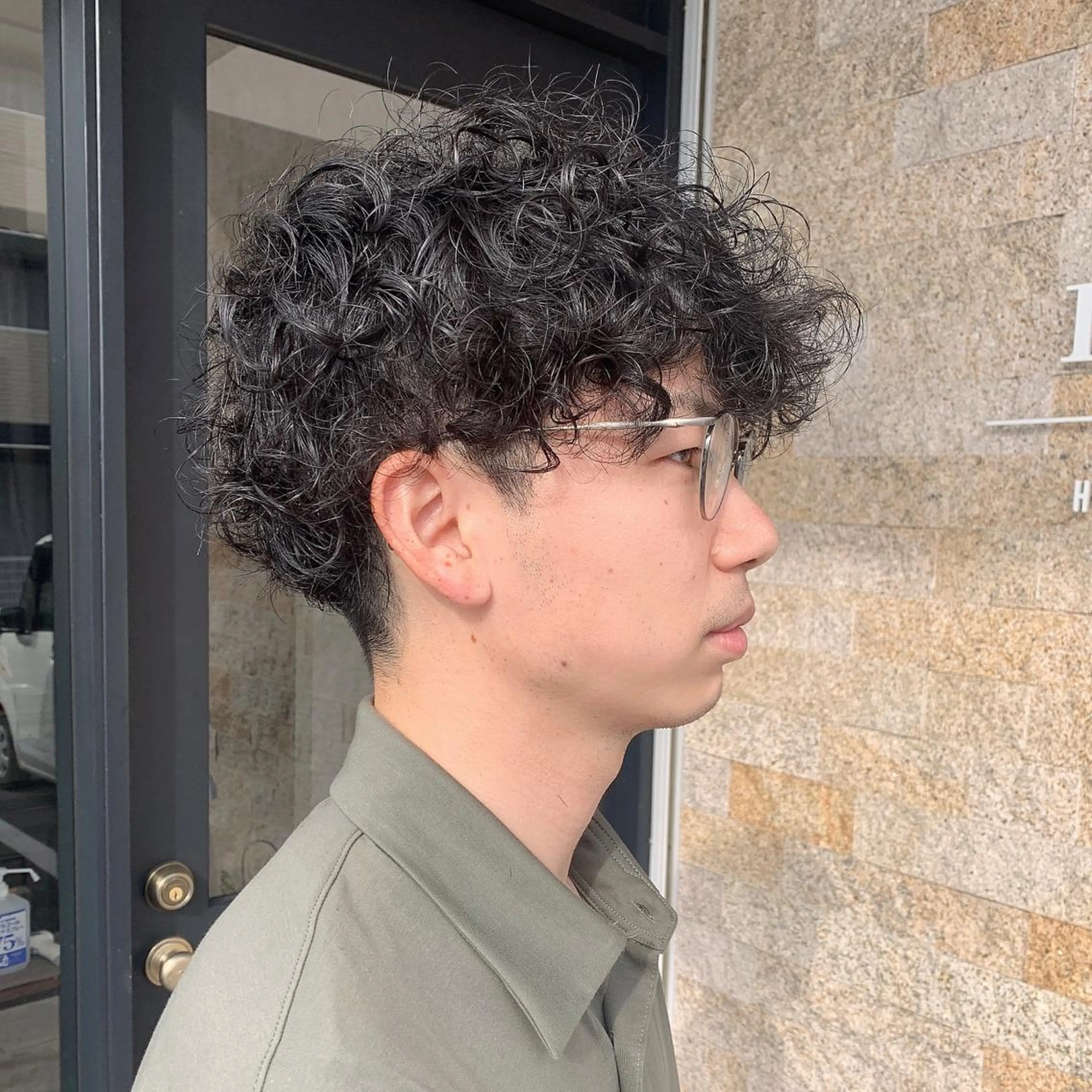 ショート カット パーマ トリートメント ヘッドスパ ヘアセット 中村 優太のヘアスタイル