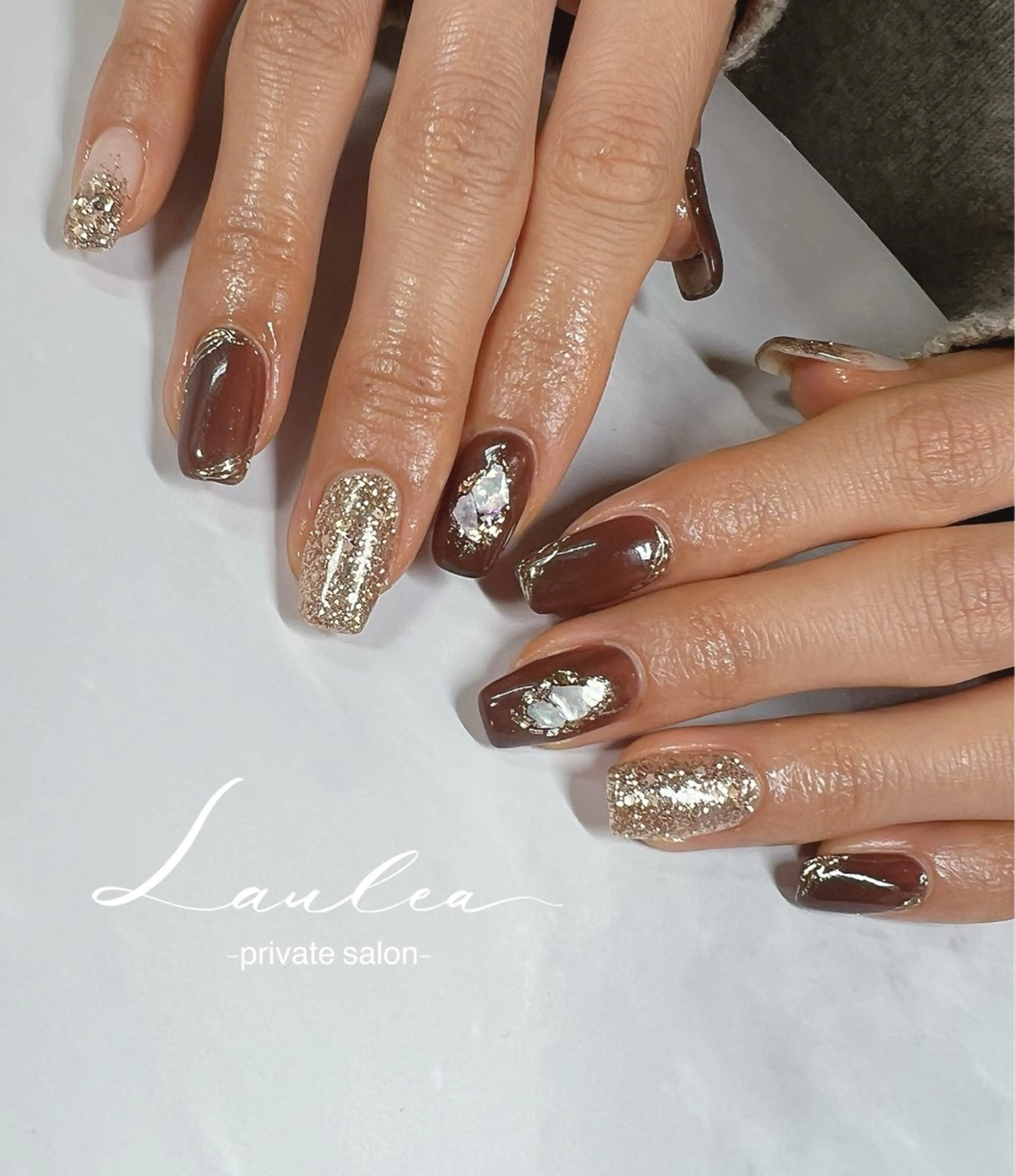 ネイル フットネイル ジェルネイル 韓国ネイル ハンドネイル nail salon Lauleaのネイルデザイン