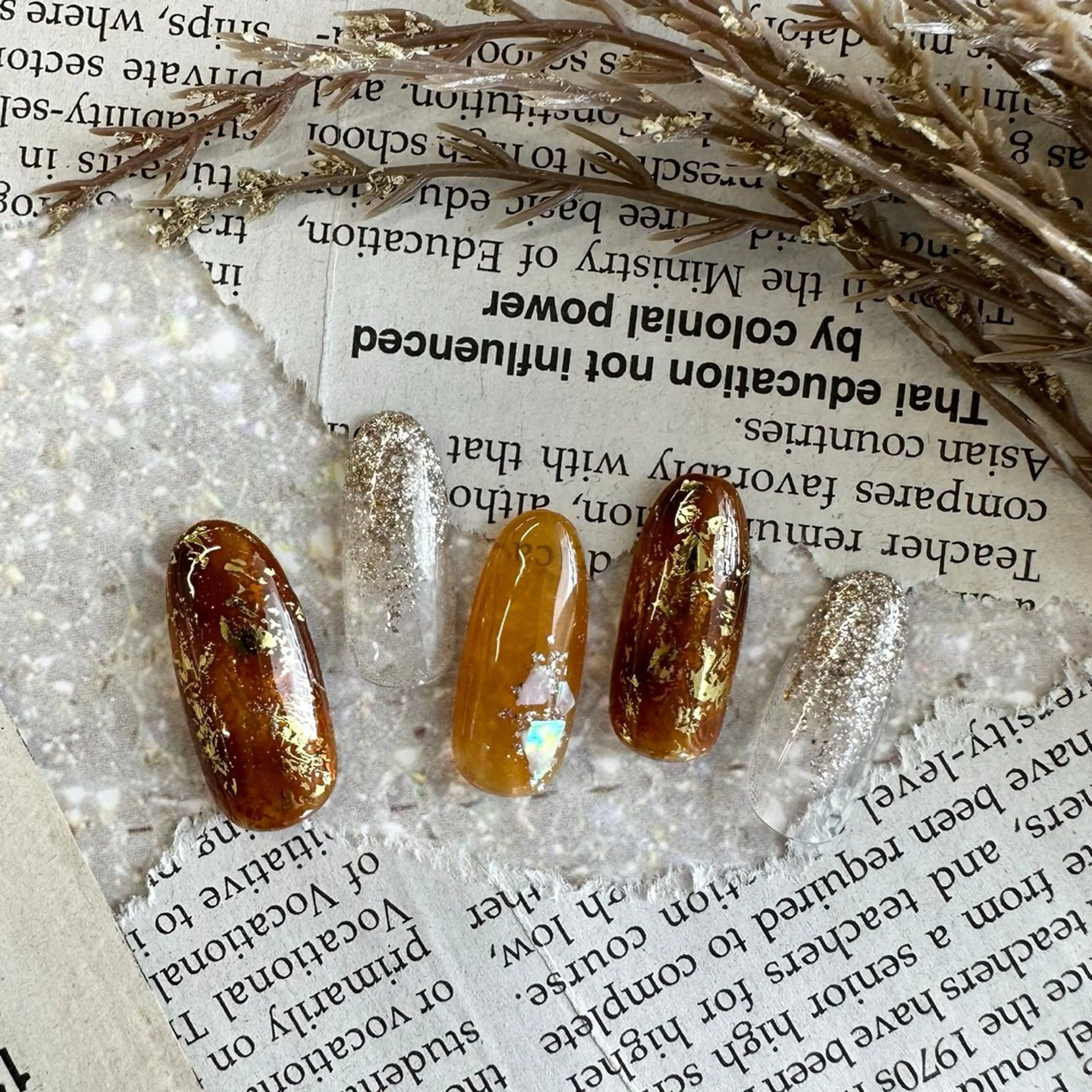 ネイル ⭐︎休業中の練習⭐︎ JNA認定講師髙橋のネイルデザイン