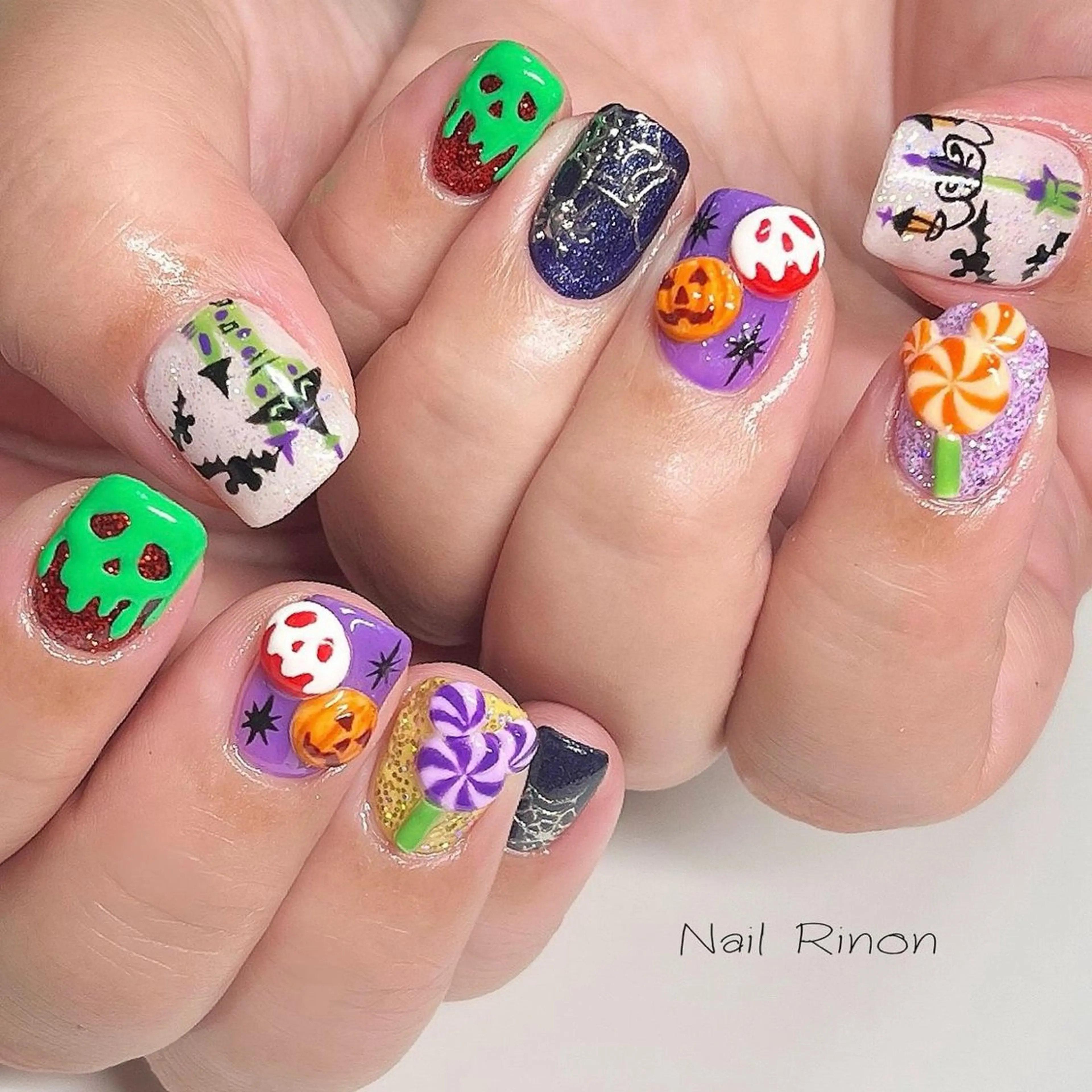 ネイル ハロウィン Nail Rinonのネイルデザイン